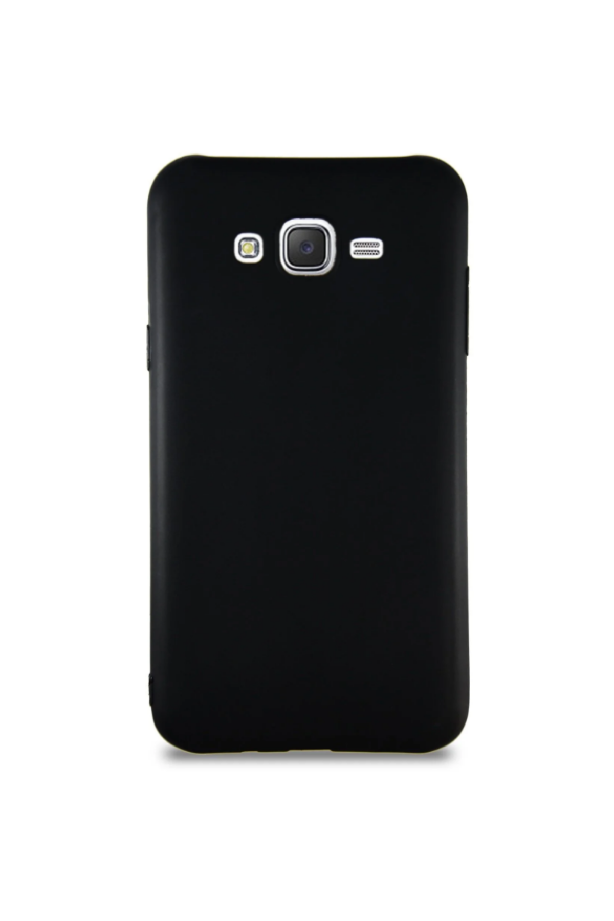 Samsung Galaxy J7 Soft Premier Renkli Silikon Kapak - Siyah