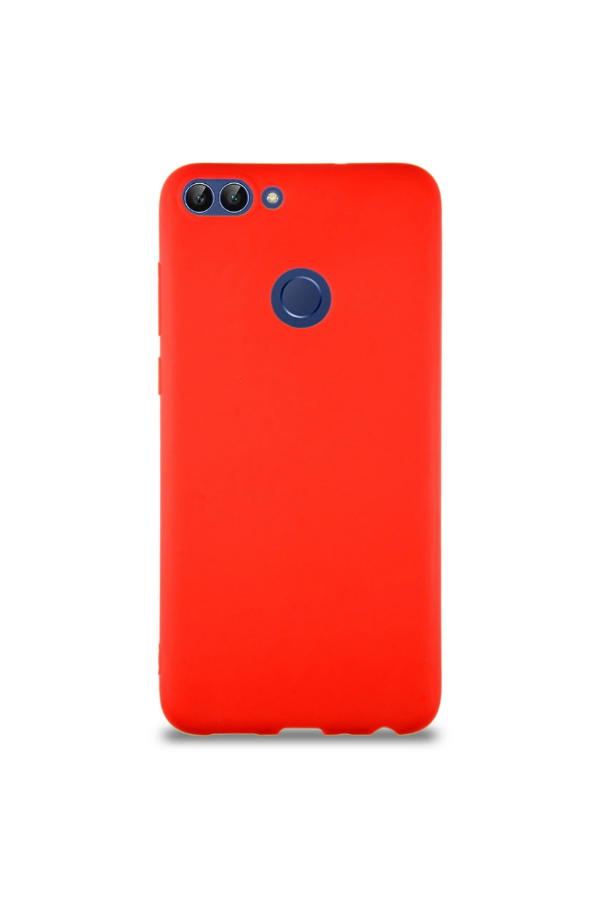 Huawei P Smart Soft Premier Renkli Silikon Kapak - Kırmızı