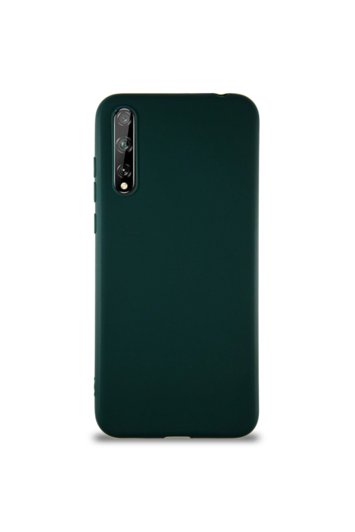 Huawei Y8P Soft Premier Renkli Silikon Kapak - Yeşil