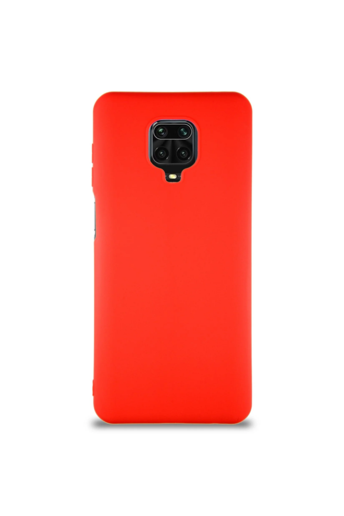 Xiaomi Redmi Note 9S Soft Premier Renkli Silikon Kapak - Kırmızı