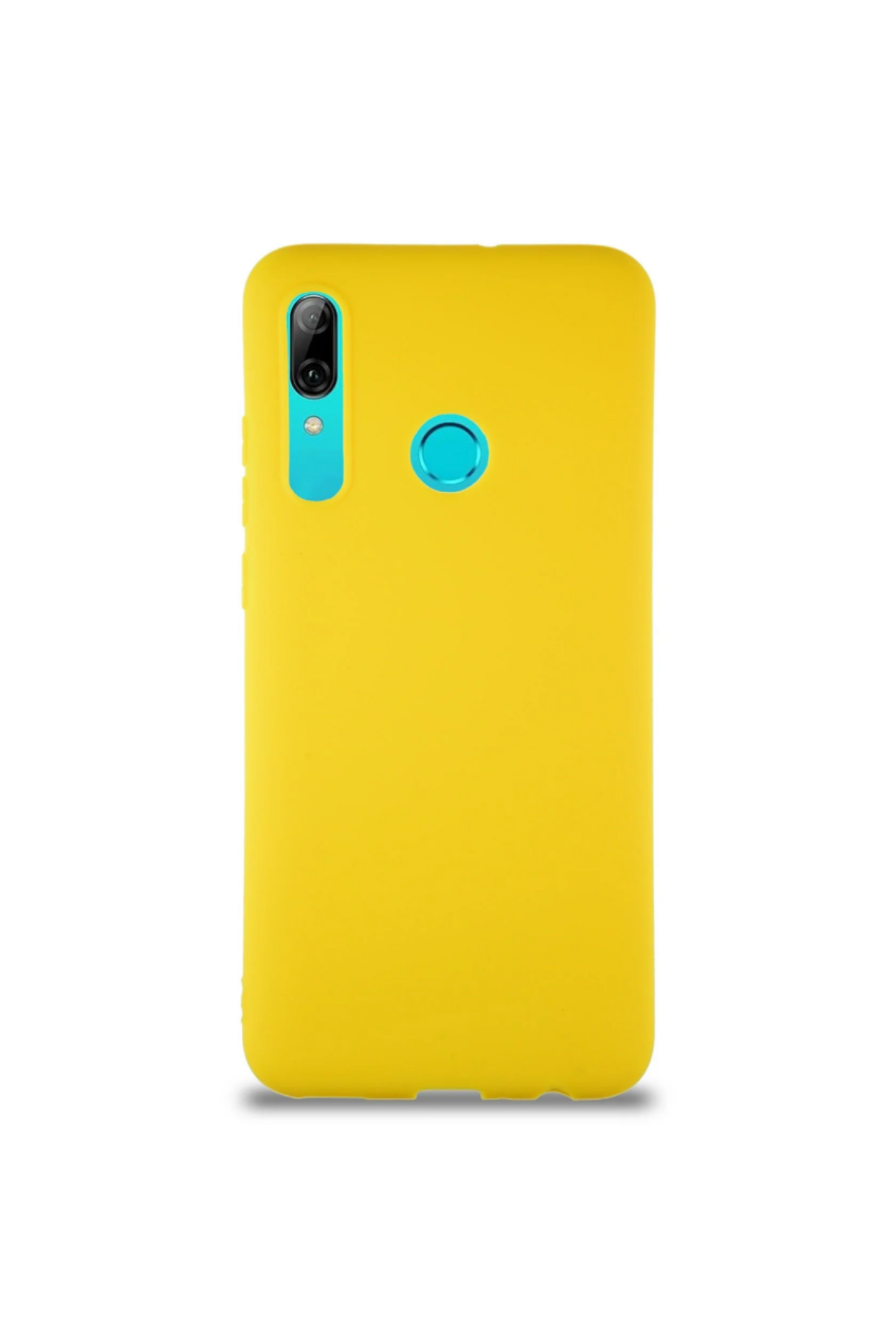 Huawei P Smart 2019 Soft Premier Renkli Silikon Kapak - Sarı