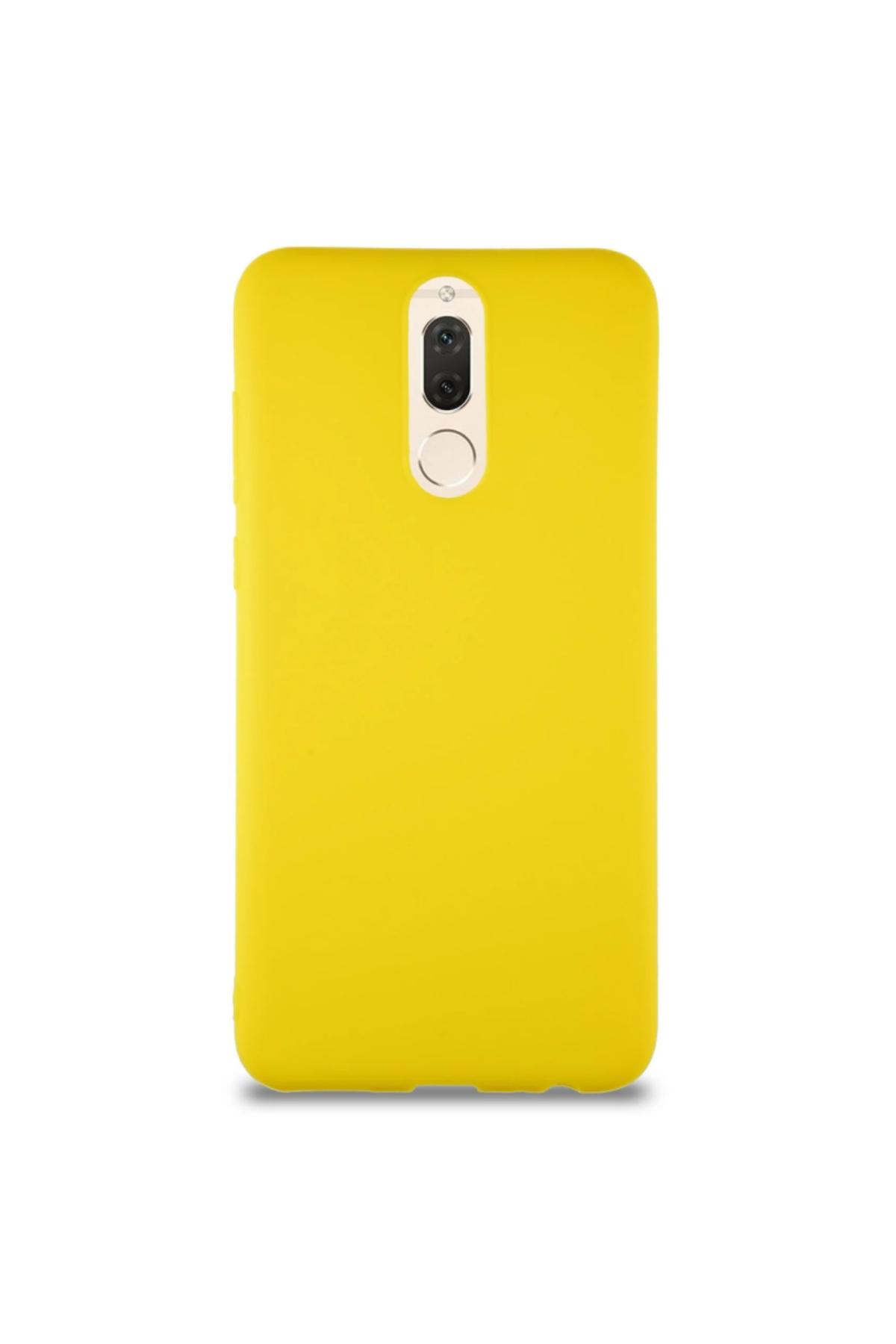 Huawei Mate 10 Lite Soft Premier Renkli Silikon Kapak - Sarı