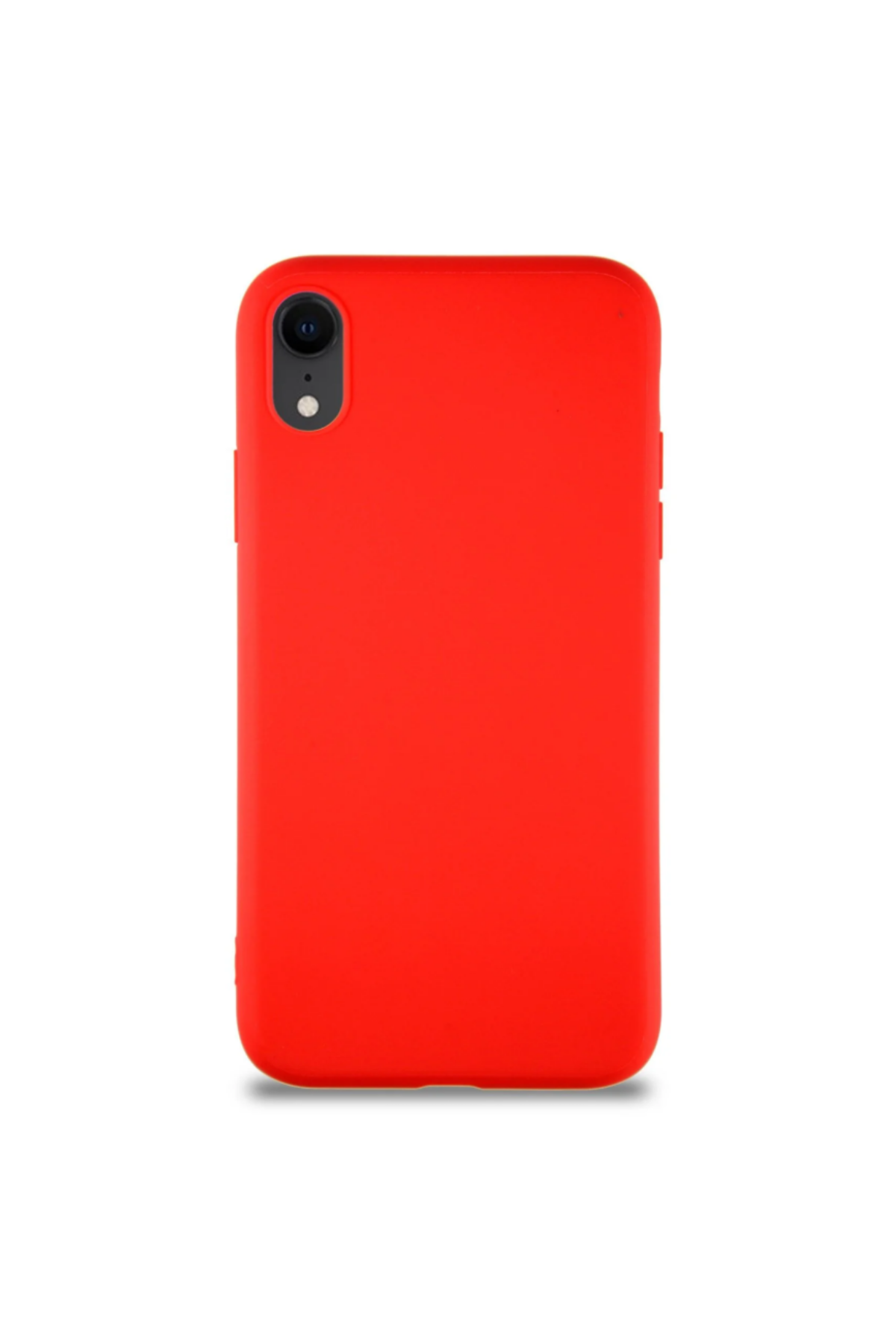 Apple iPhone XR Soft Premier Renkli Silikon Kapak - Kırmızı