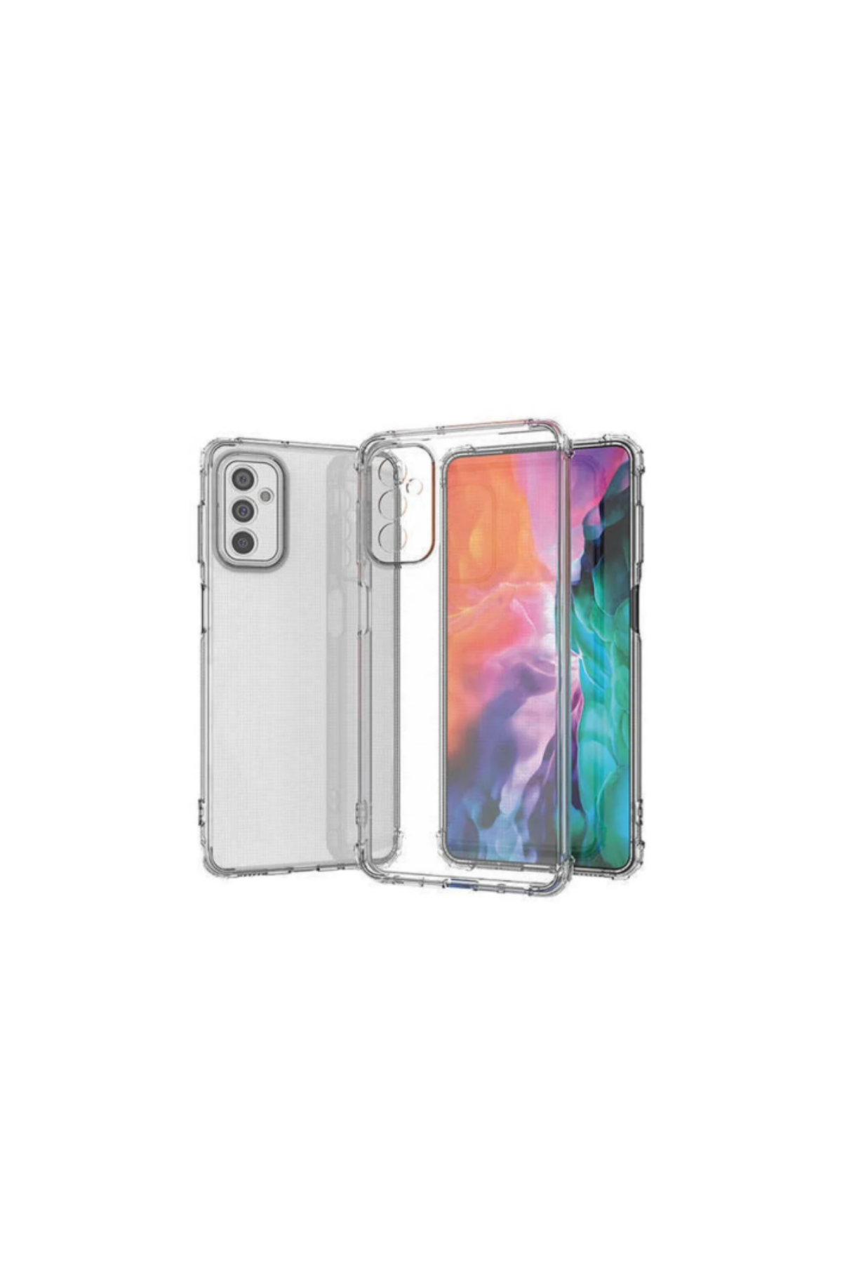 Samsung Galaxy M23 Kapak Şeffaf Airbag Antishock Köşe Korumalı Silikon Kılıf