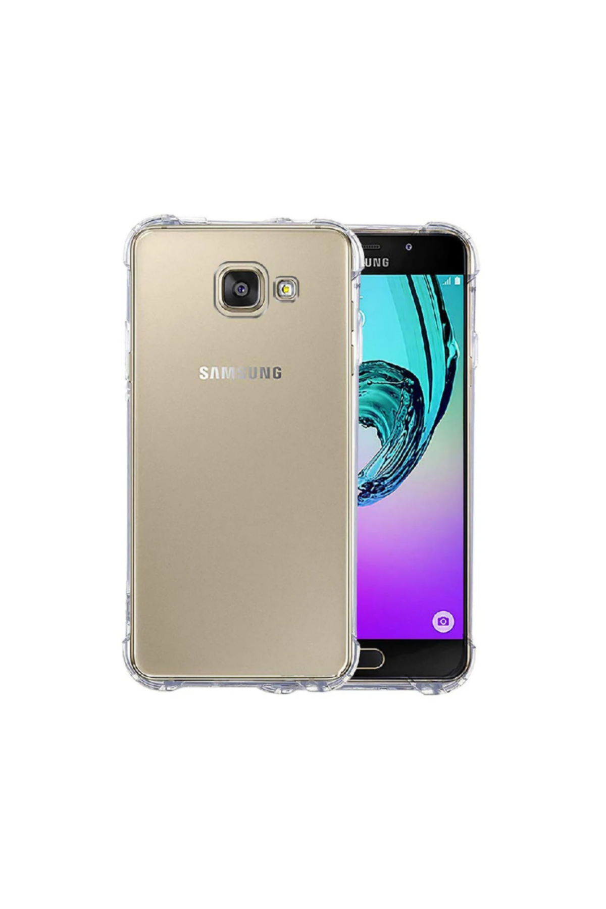 Samsung Galaxy A9 2018 Kapak Airbag Antishock Köşe Korumalı Şeffaf Silikon Kılıf