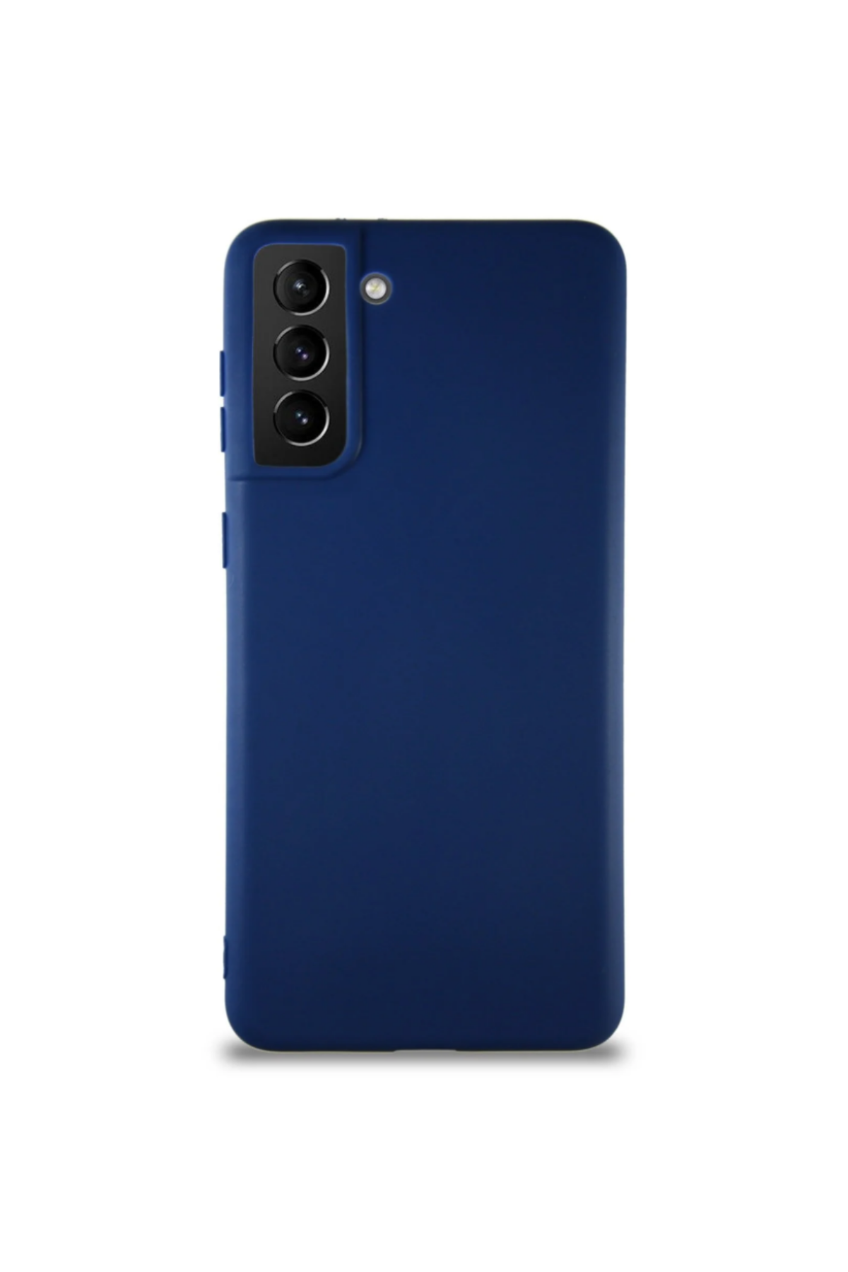 Samsung Galaxy S21 Plus Soft Premier Renkli Silikon Kapak - Lacivert