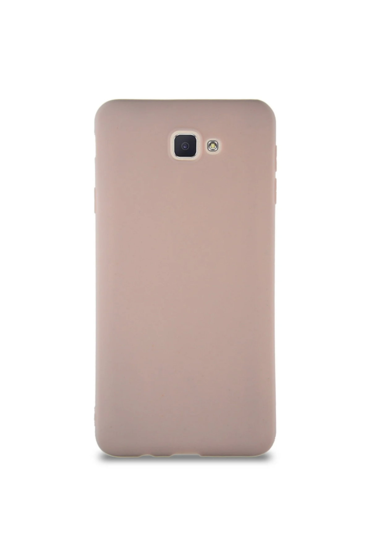 Samsung Galaxy J7 Prime 2 Soft Premier Renkli Silikon Kapak - Pudra