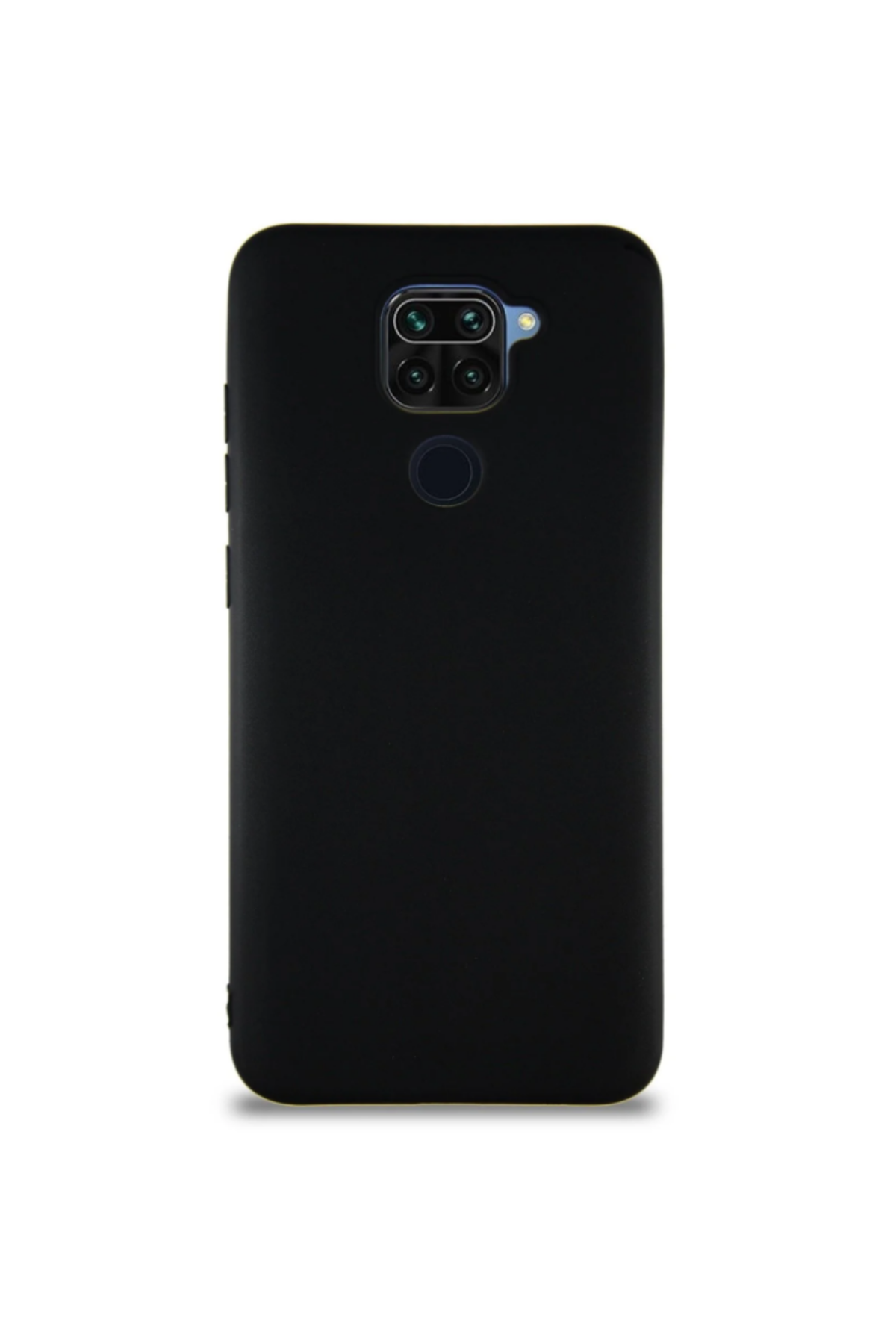 Xiaomi Redmi Note 9 Soft Premier Renkli Silikon Kapak - Siyah