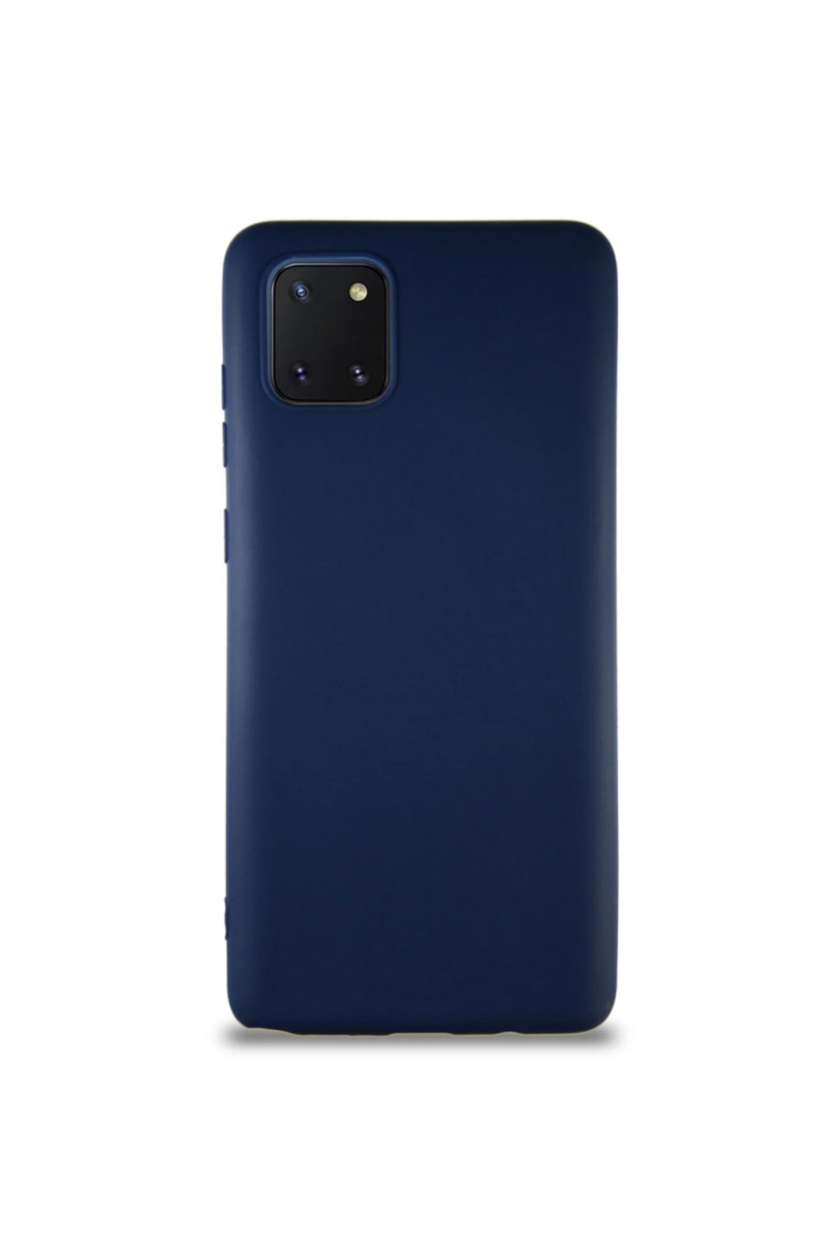 Samsung Galaxy A81 Soft Premier Renkli Silikon Kapak - Lacivert