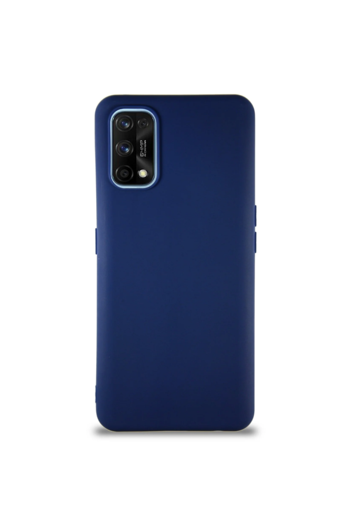 Realme 7 Soft Premier Renkli Silikon Kapak - Lacivert