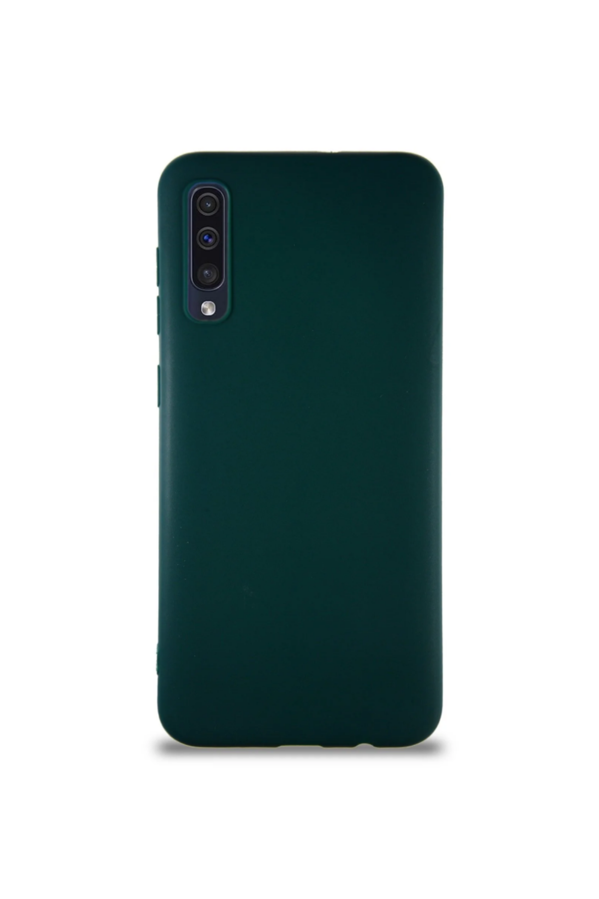 Samsung Galaxy A50 Soft Premier Renkli Silikon Kapak - Yeşil