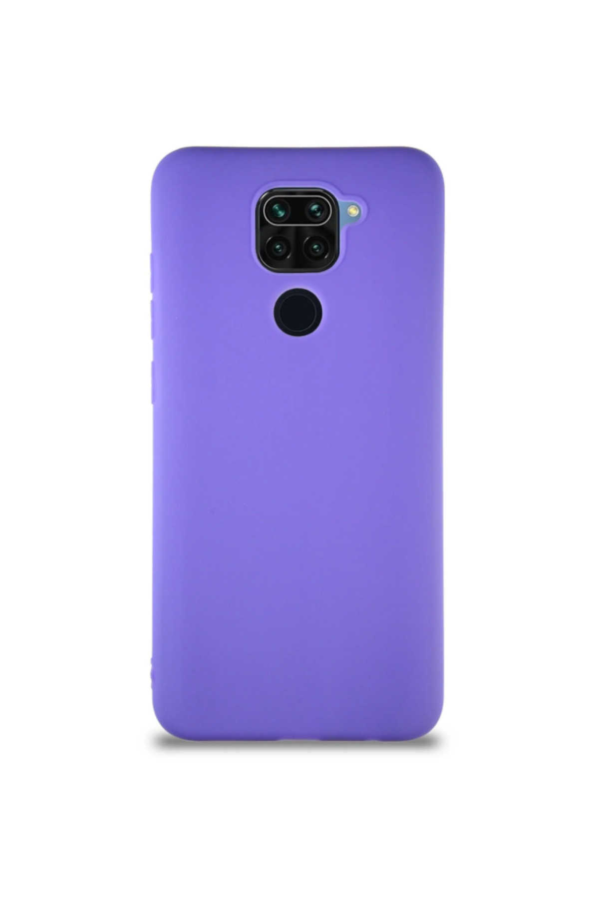 Xiaomi Redmi Note 9 Soft Premier Renkli Silikon Kapak - Mor