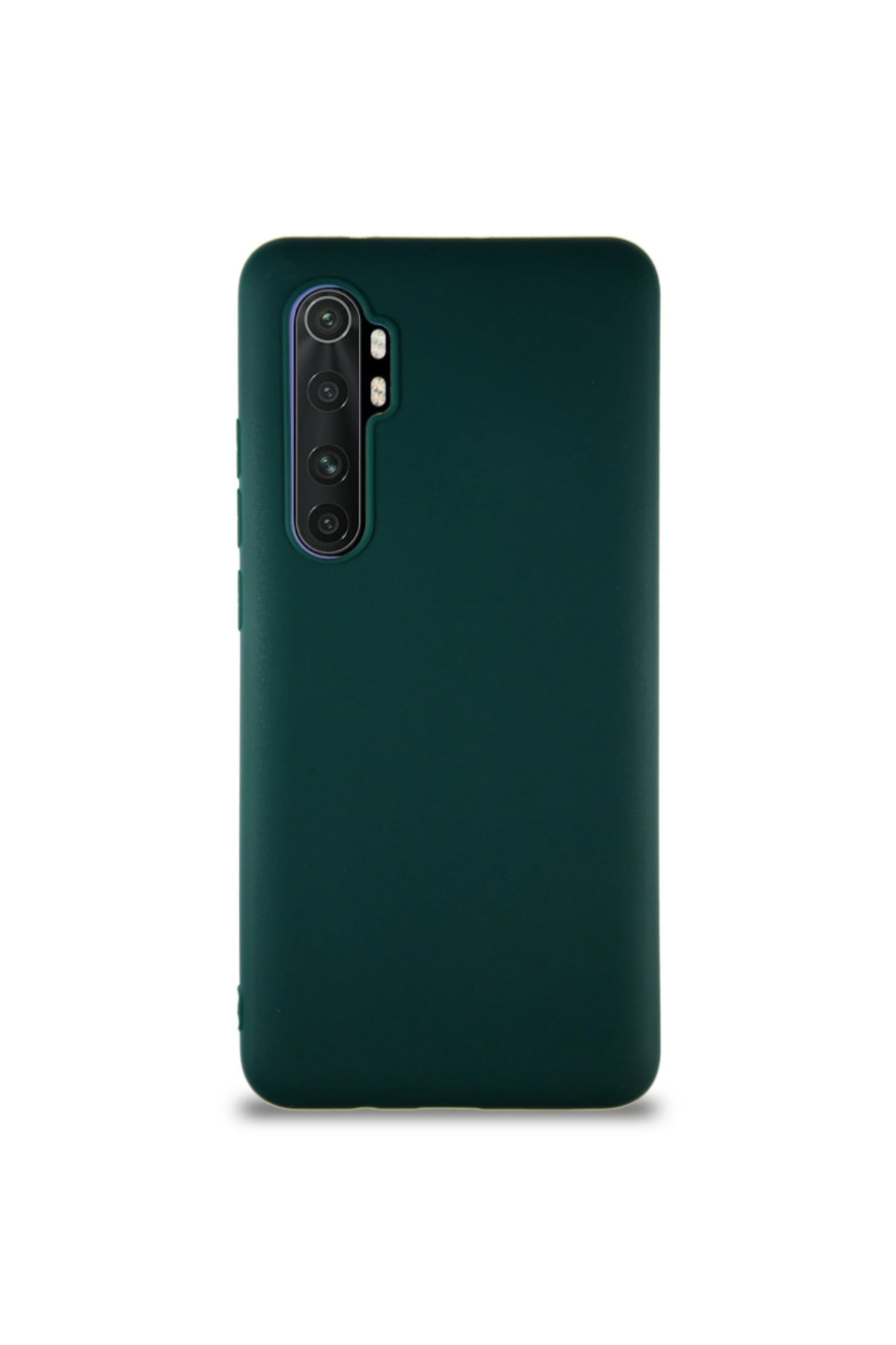 Xiaomi Mi Note 10 Lite Soft Premier Renkli Silikon Kapak - Yeşil