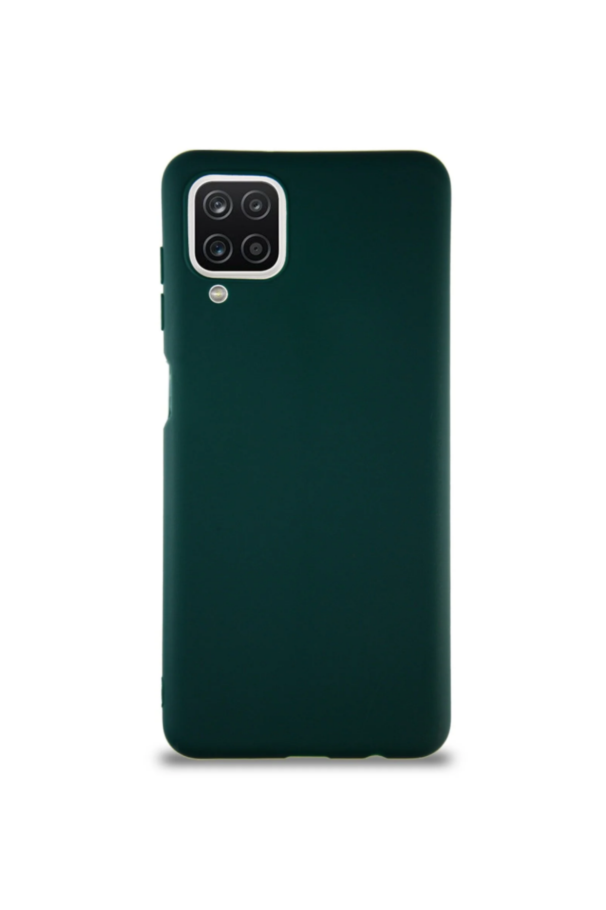 Samsung Galaxy M12 Soft Premier Renkli Silikon Kapak - Yeşil