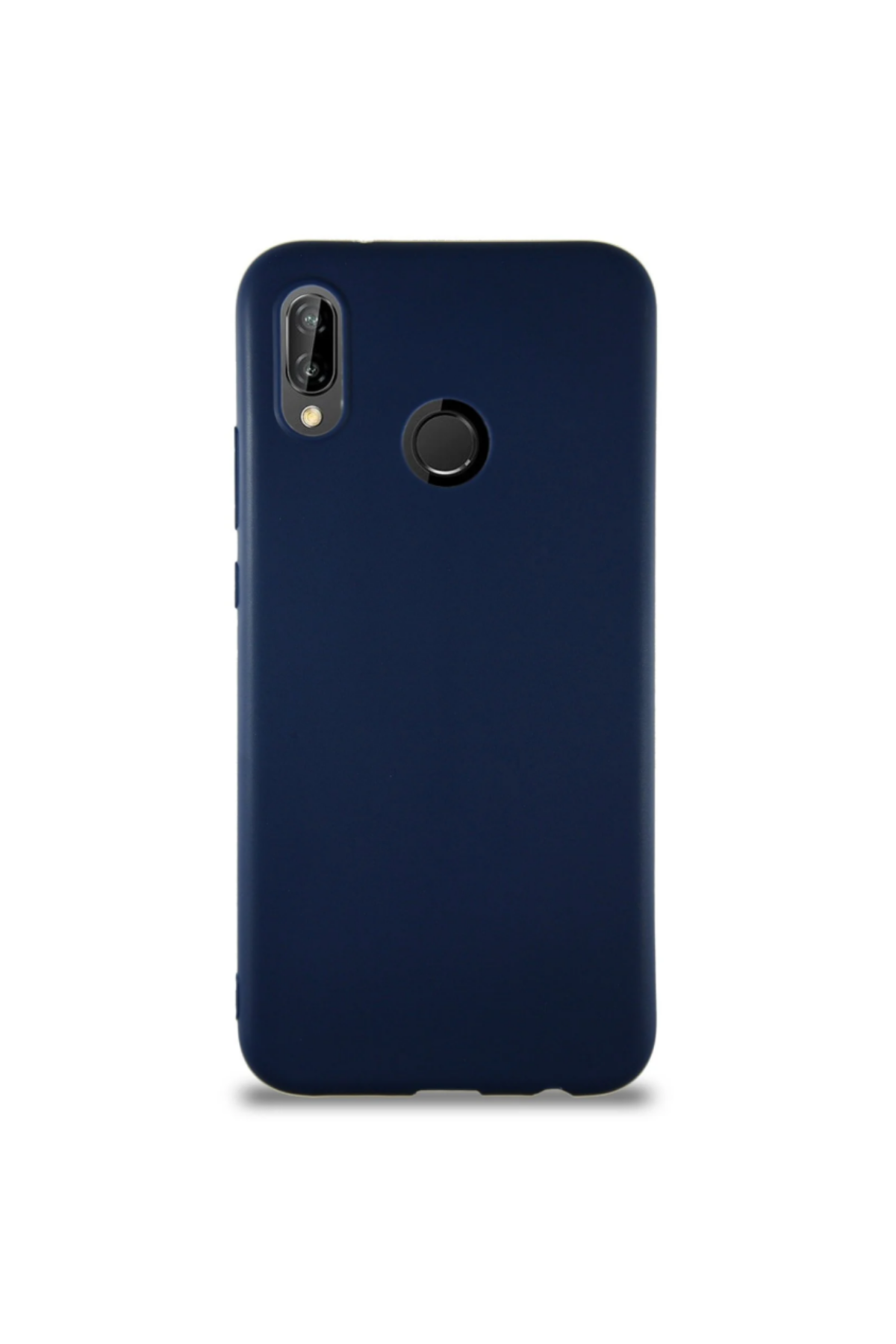Huawei P20 Lite Soft Premier Renkli Silikon Kapak - Lacivert