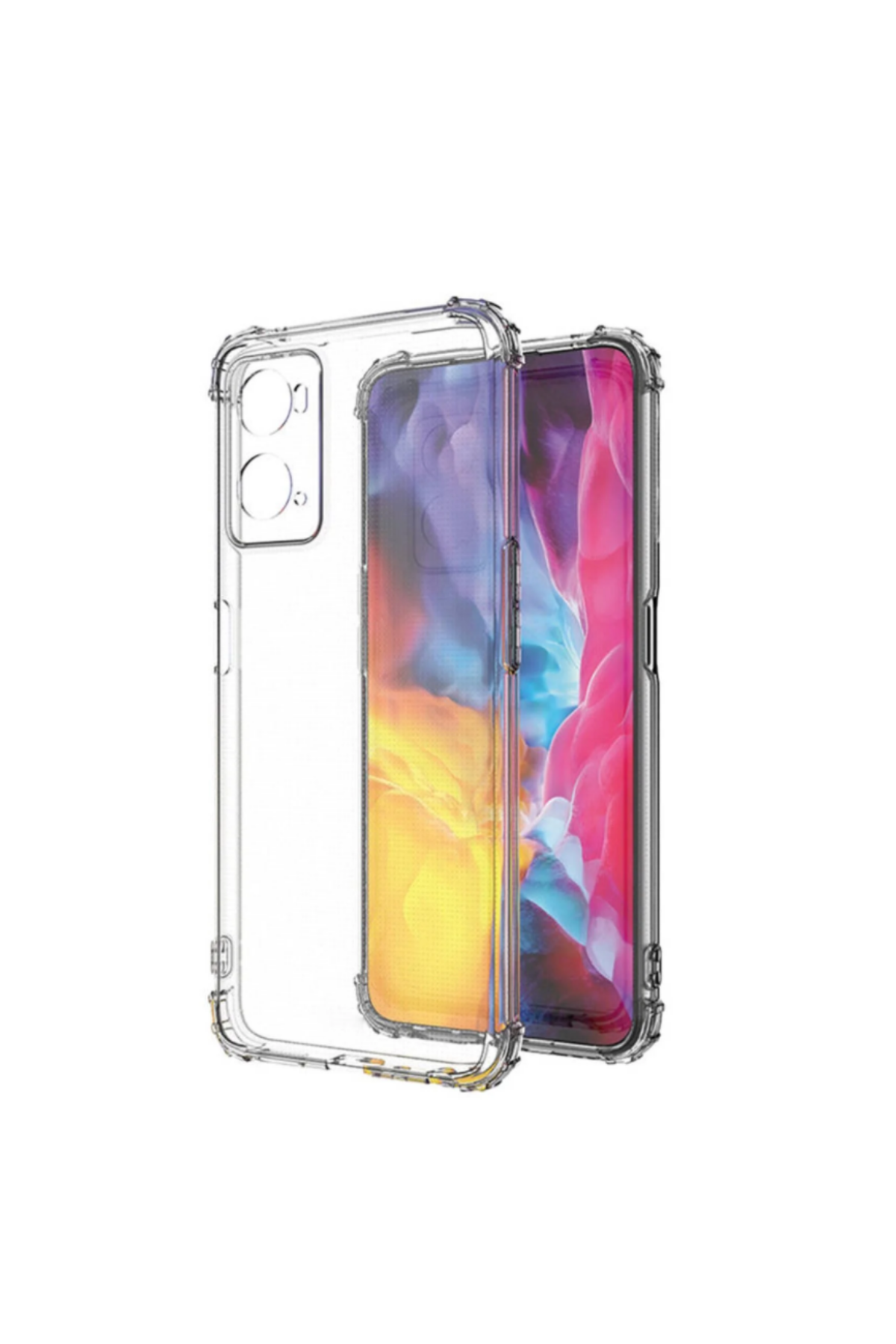 Oppo A36 Kapak Köşe Korumalı AirBag Antishock Şeffaf Silikon Kılıf