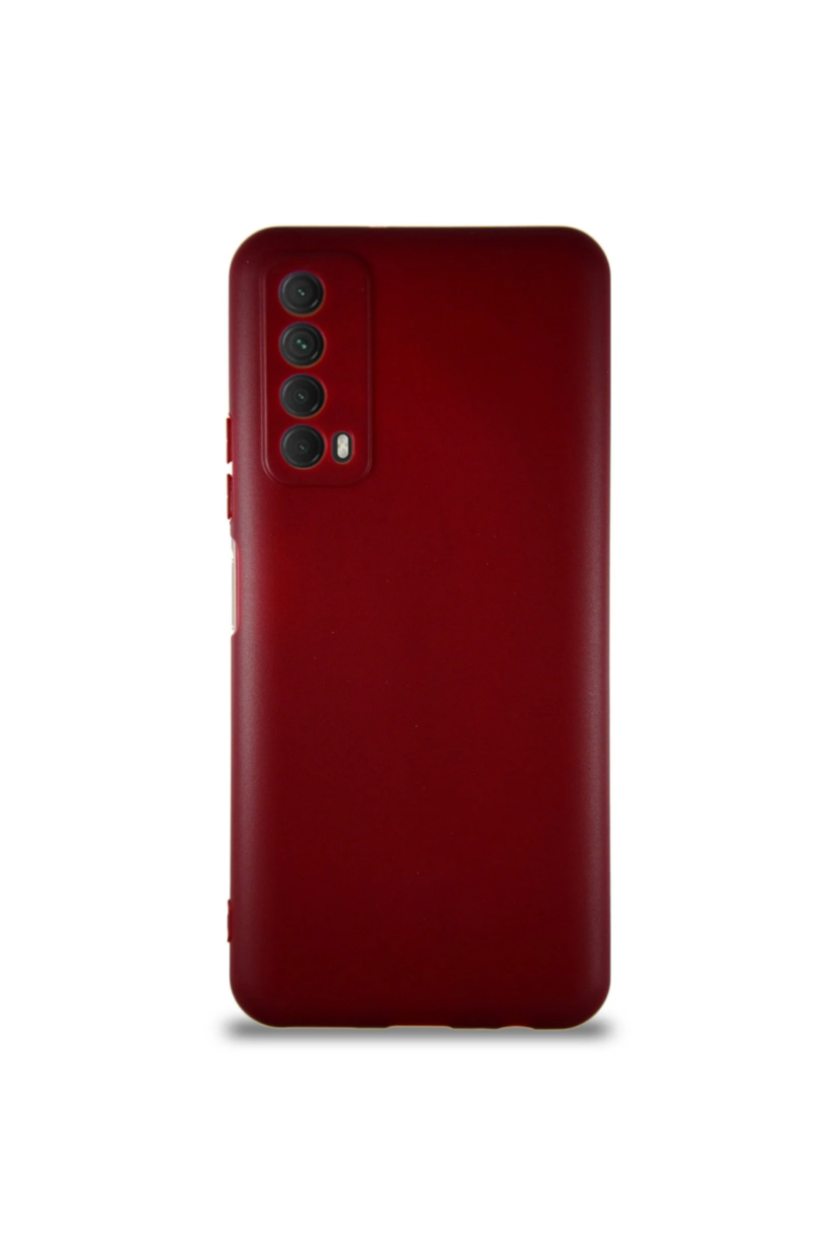 Huawei P Smart 2021 Soft Premier Renkli Silikon Kapak - Mürdüm