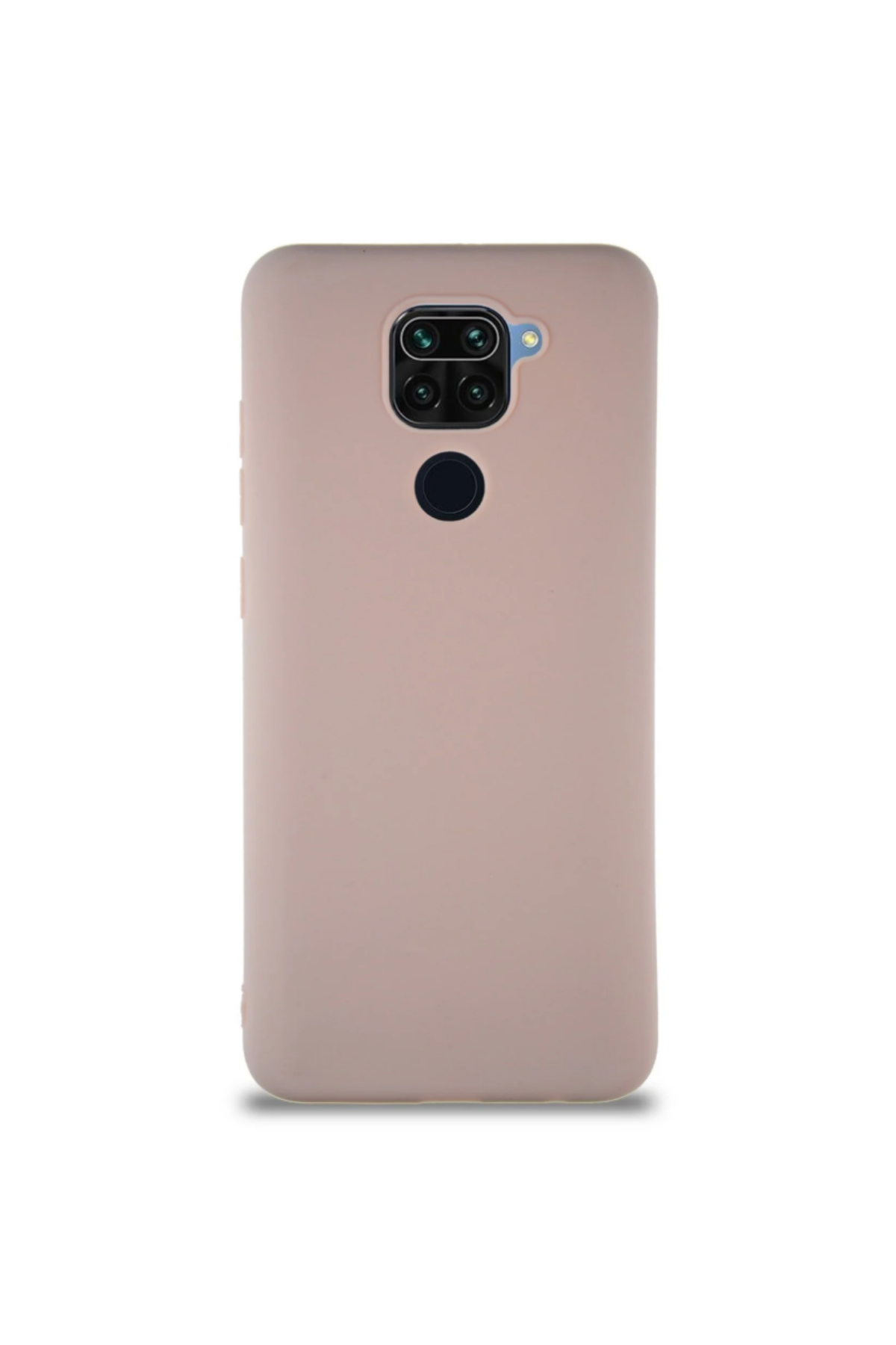 Xiaomi Redmi Note 9S Soft Premier Renkli Silikon Kapak - Pudra