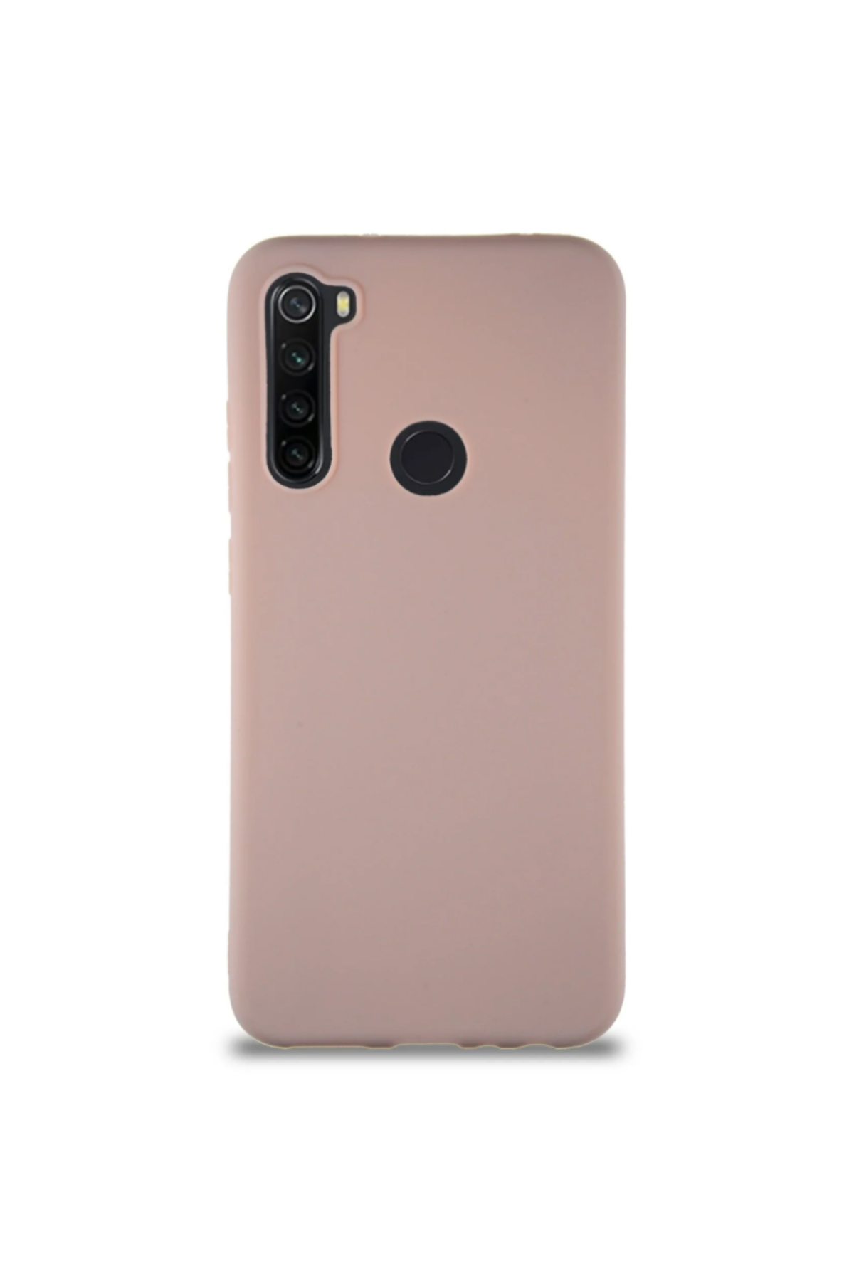 Xiaomi Redmi Note 8 Soft Premier Renkli Silikon Kapak - Pudra