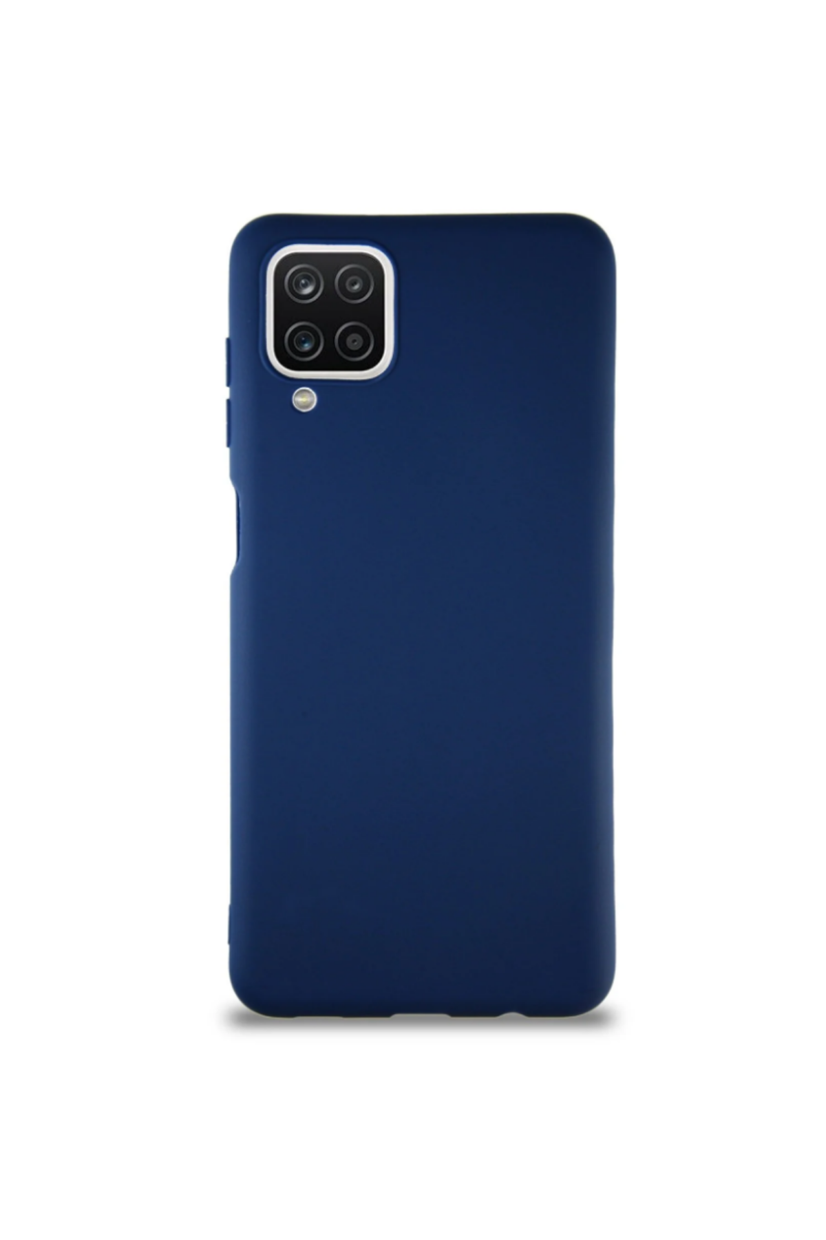 Samsung Galaxy M12 Soft Premier Renkli Silikon Kapak - Lacivert