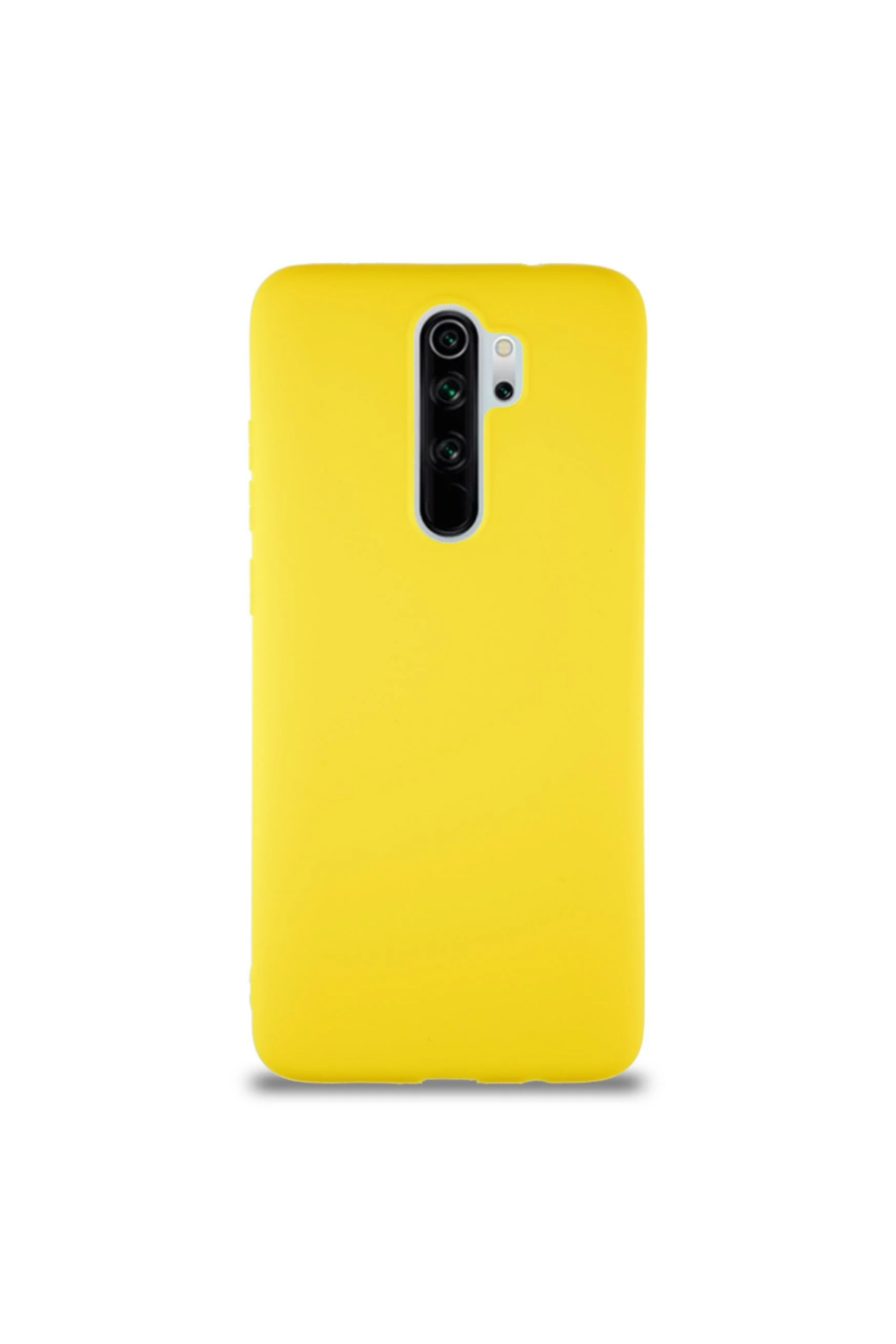 Xiaomi Redmi Note 8 Pro Soft Premier Renkli Silikon Kapak - Sarı