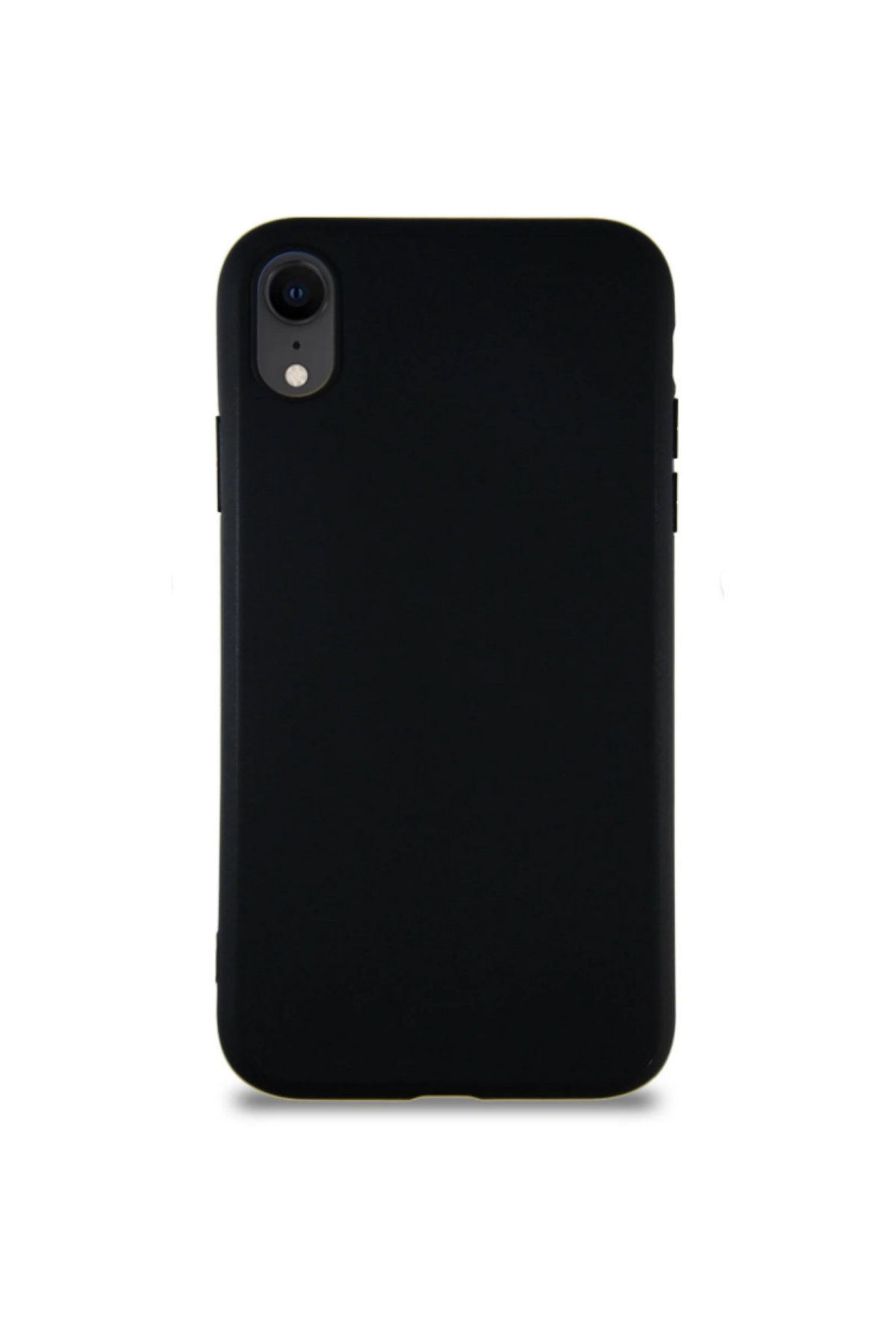 Apple iPhone XR Soft Premier Renkli Silikon Kapak - Siyah