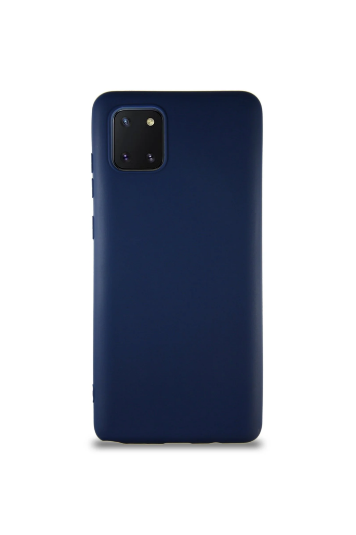 Samsung Galaxy Note 10 Lite Soft Premier Renkli Silikon Kapak - Lacivert