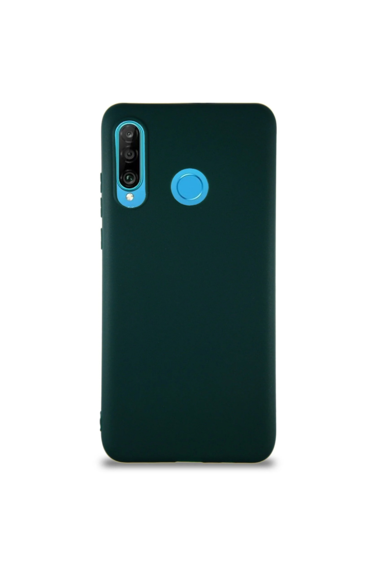 Huawei P30 Lite Soft Premier Renkli Silikon Kapak - Yeşil