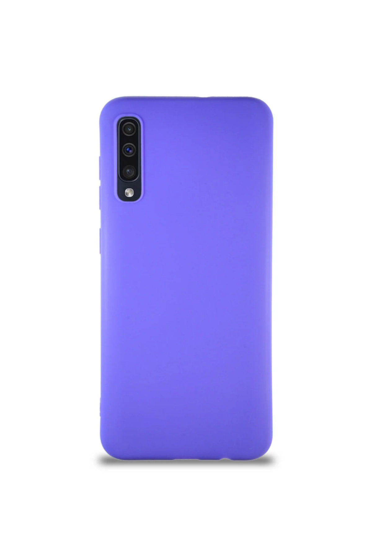 Samsung Galaxy A30S Soft Premier Renkli Silikon Kapak - Mor