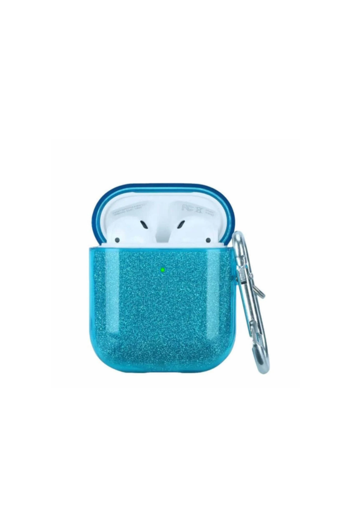 Apple Airpods Simli Renkli Kılıf - Mavi