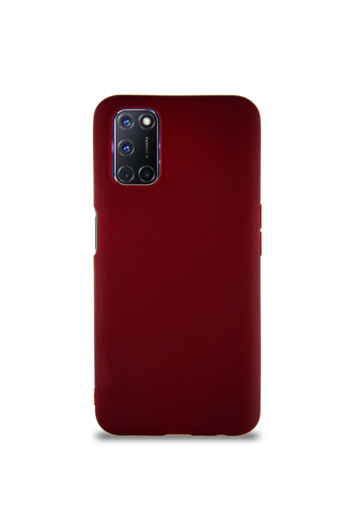 Realme 7 Pro Soft Premier Renkli Silikon Kapak - Mürdüm