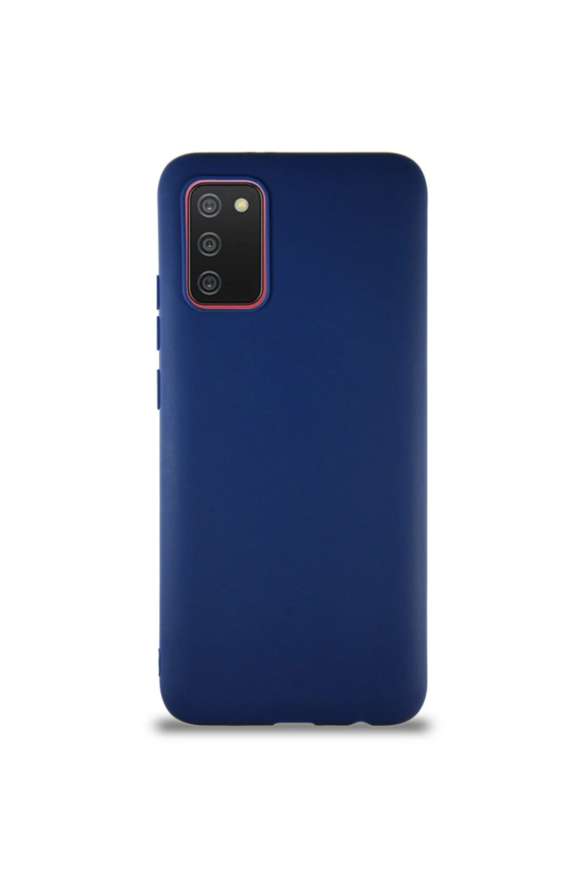 Samsung Galaxy A02S Soft Premier Renkli Silikon Kapak - Lacivert