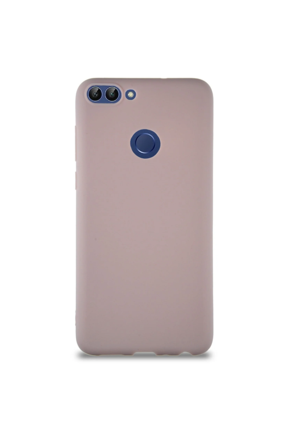 Huawei P Smart Soft Premier Renkli Silikon Kapak - Pudra