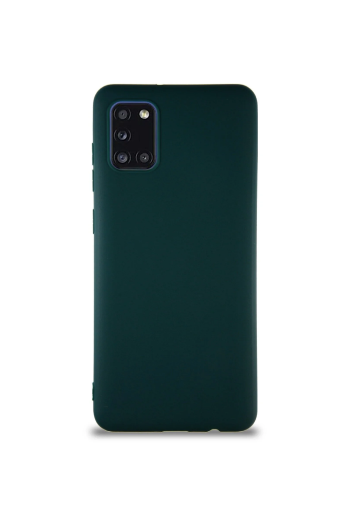 Samsung Galaxy A71 Soft Premier Renkli Silikon Kapak - Yeşil