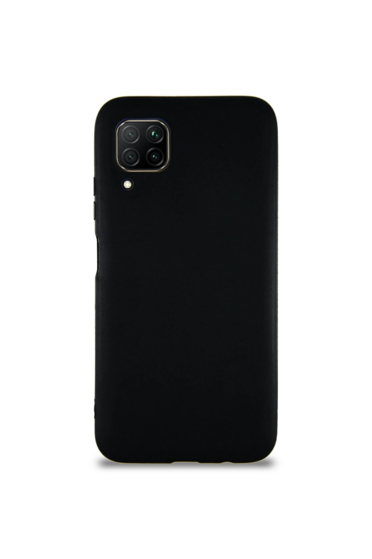 Huawei P40 Lite Soft Premier Renkli Silikon Kapak - Siyah