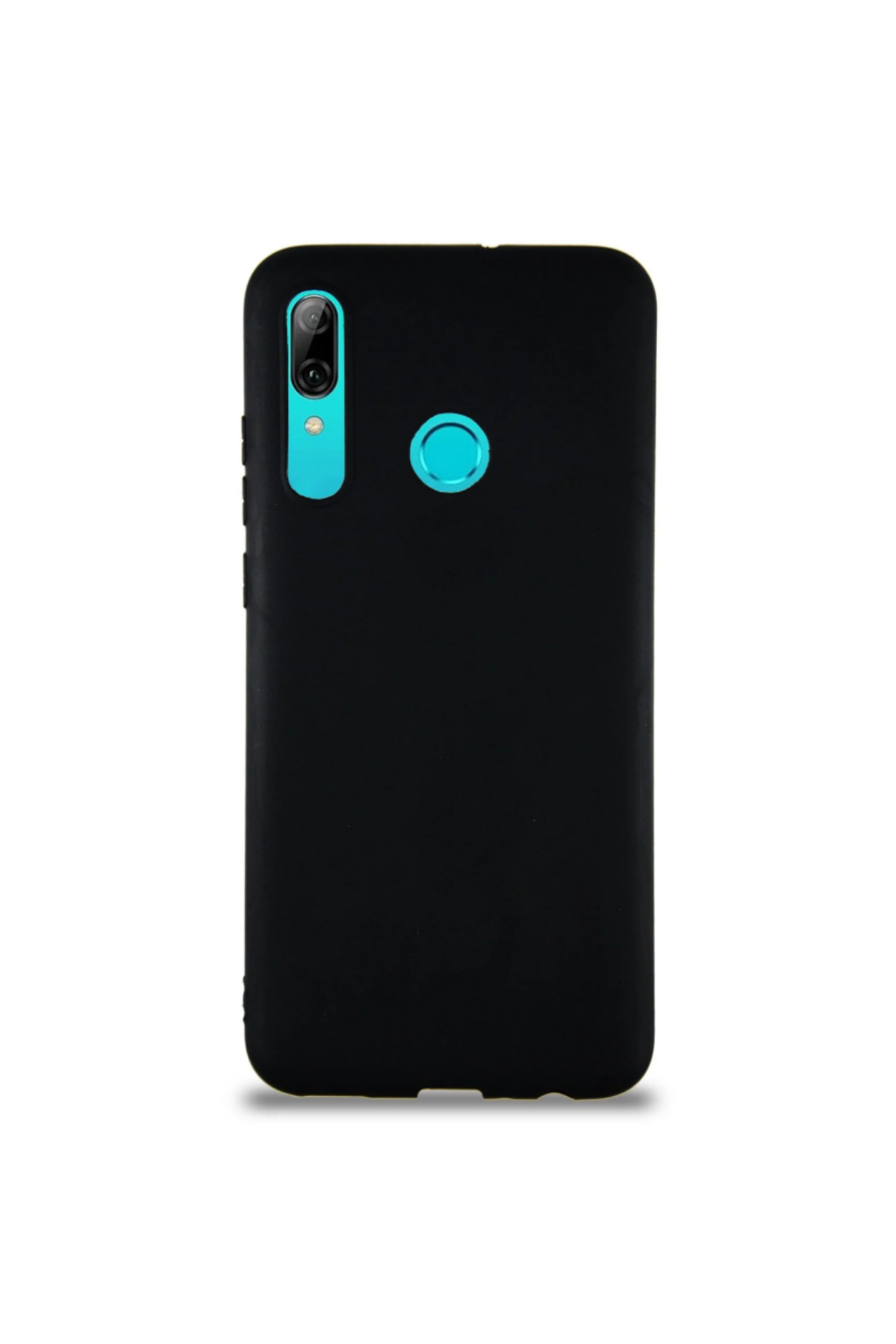 Huawei P Smart 2019 Soft Premier Renkli Silikon Kapak - Siyah