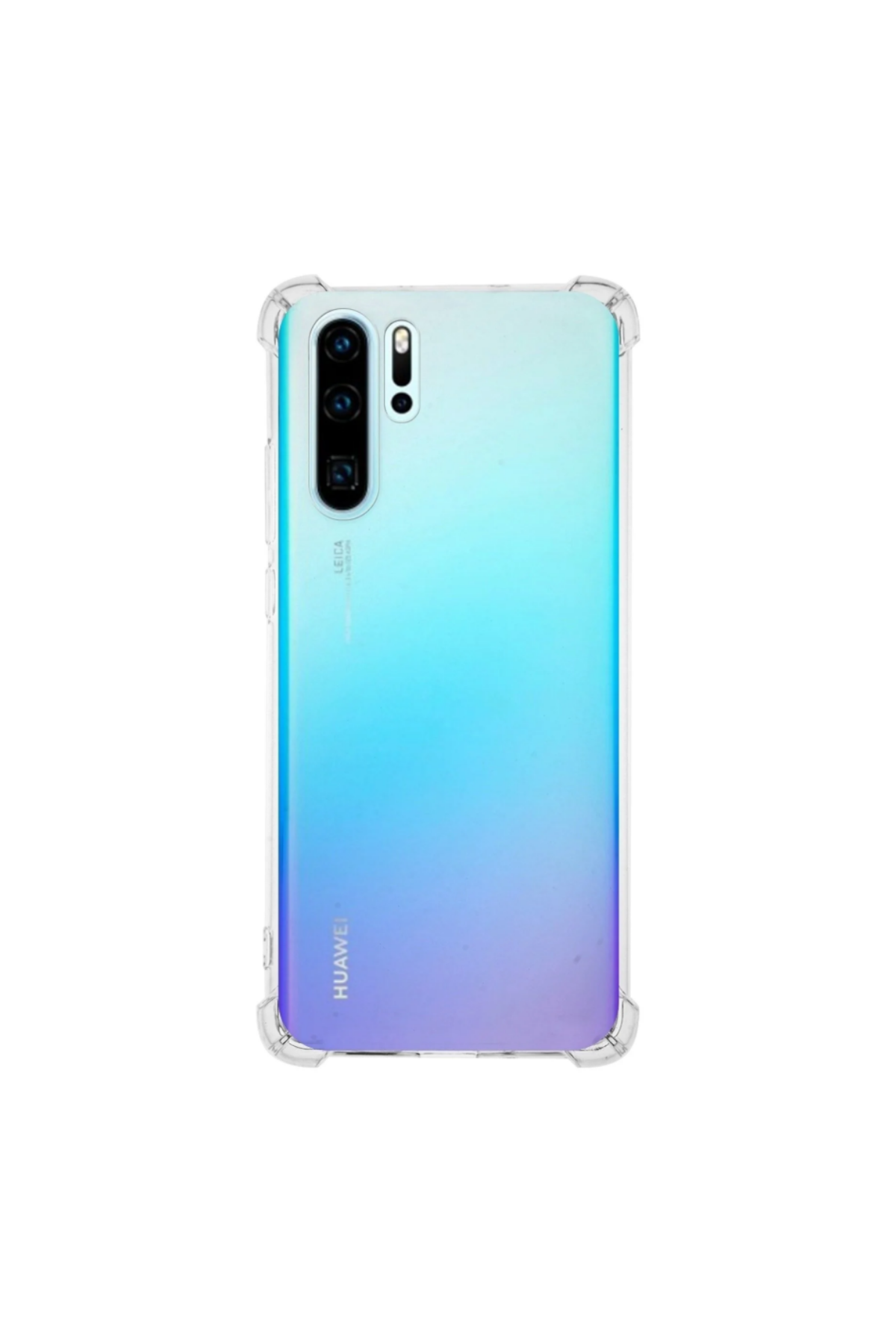 Huawei P30 Pro Kapak Kamera Korumalı Antishock Airbag Köşe Korumalı Silikon Şeffaf Kılıf