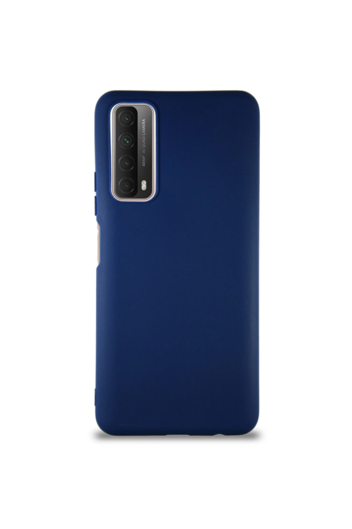 Huawei Y7A Soft Premier Renkli Silikon Kapak - Lacivert