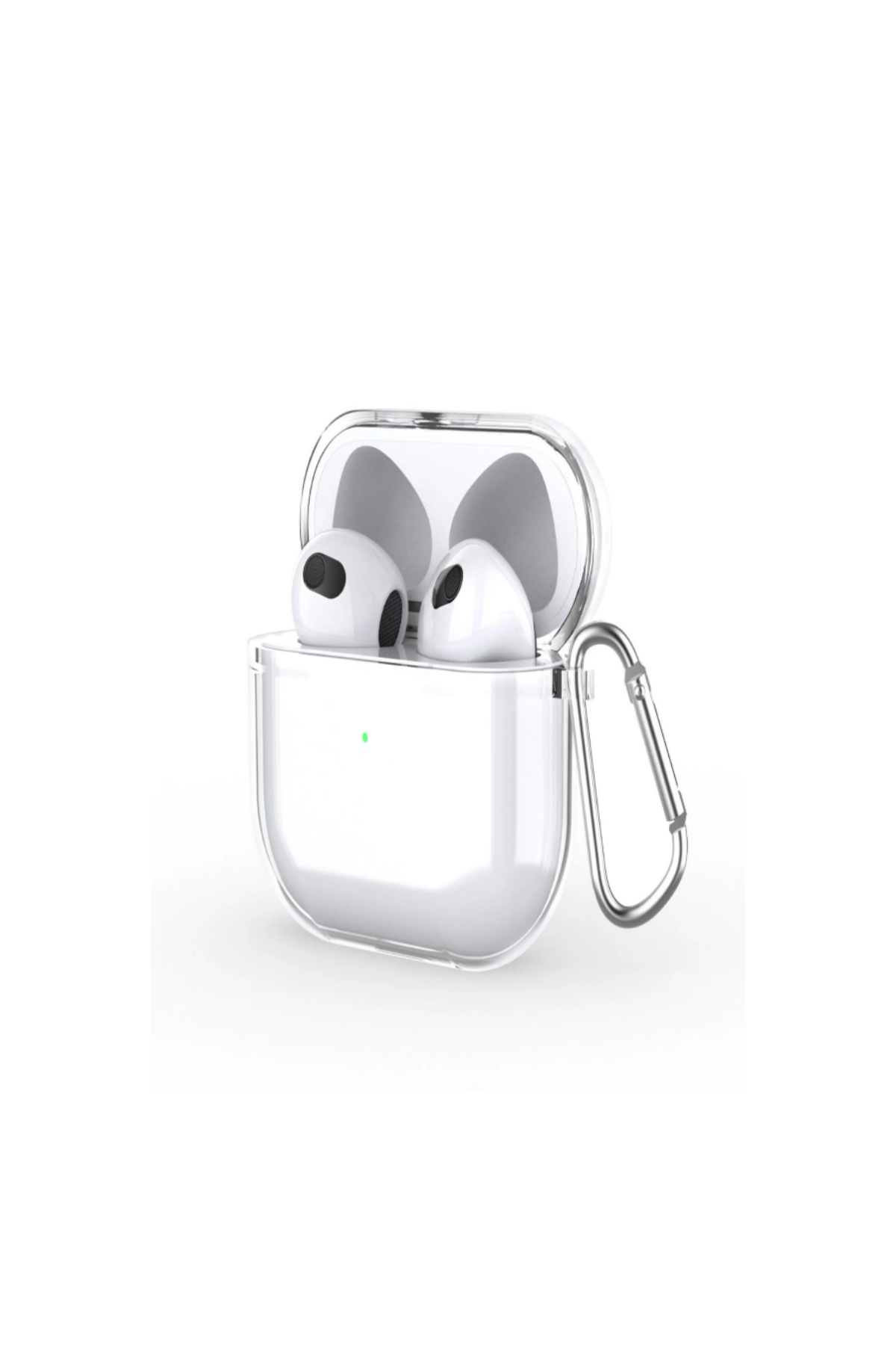 Apple Airpods 3. Nesil ile Uyumlu Şeffaf Silikon Kılıf