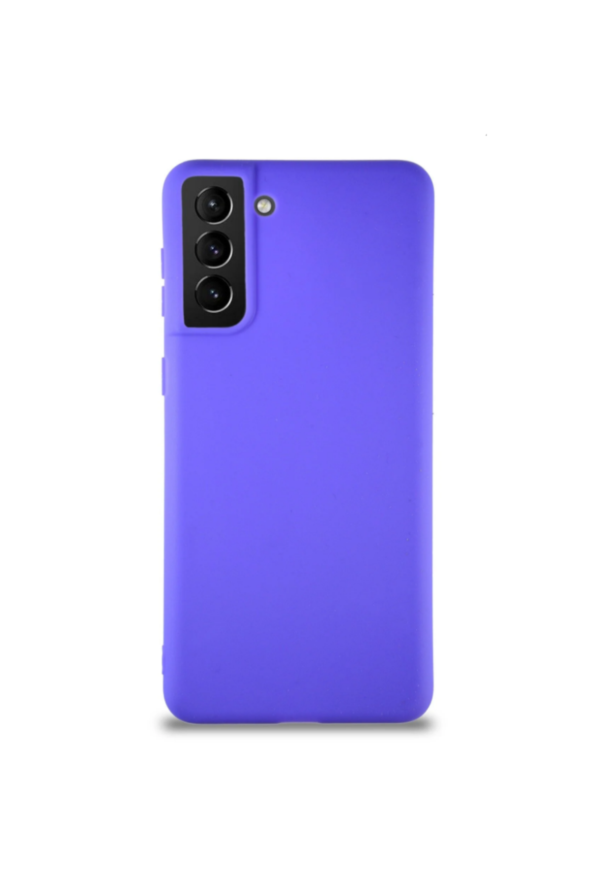 Samsung Galaxy S21 Plus Soft Premier Renkli Silikon Kapak - Mor