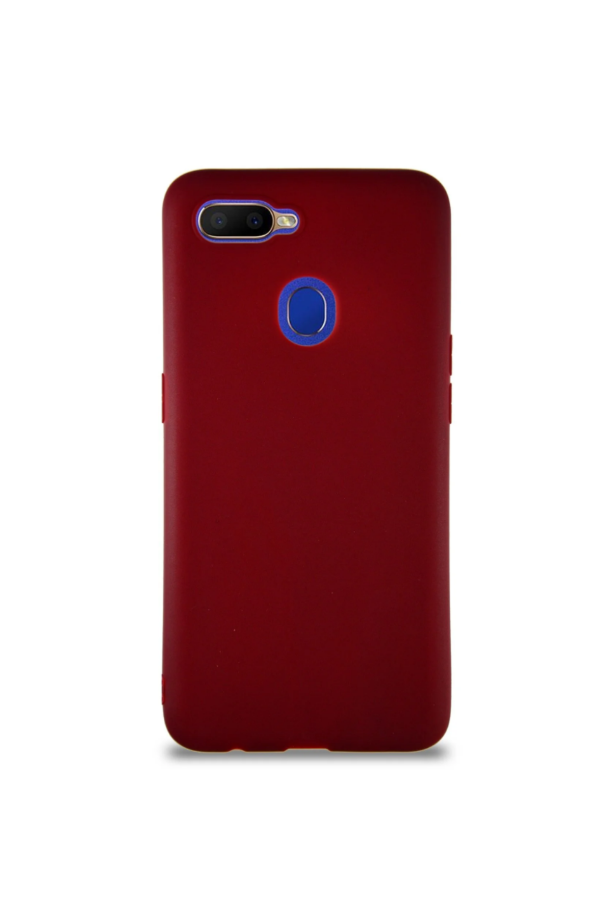 Oppo AX7 Soft Premier Renkli Silikon Kapak - Mürdüm