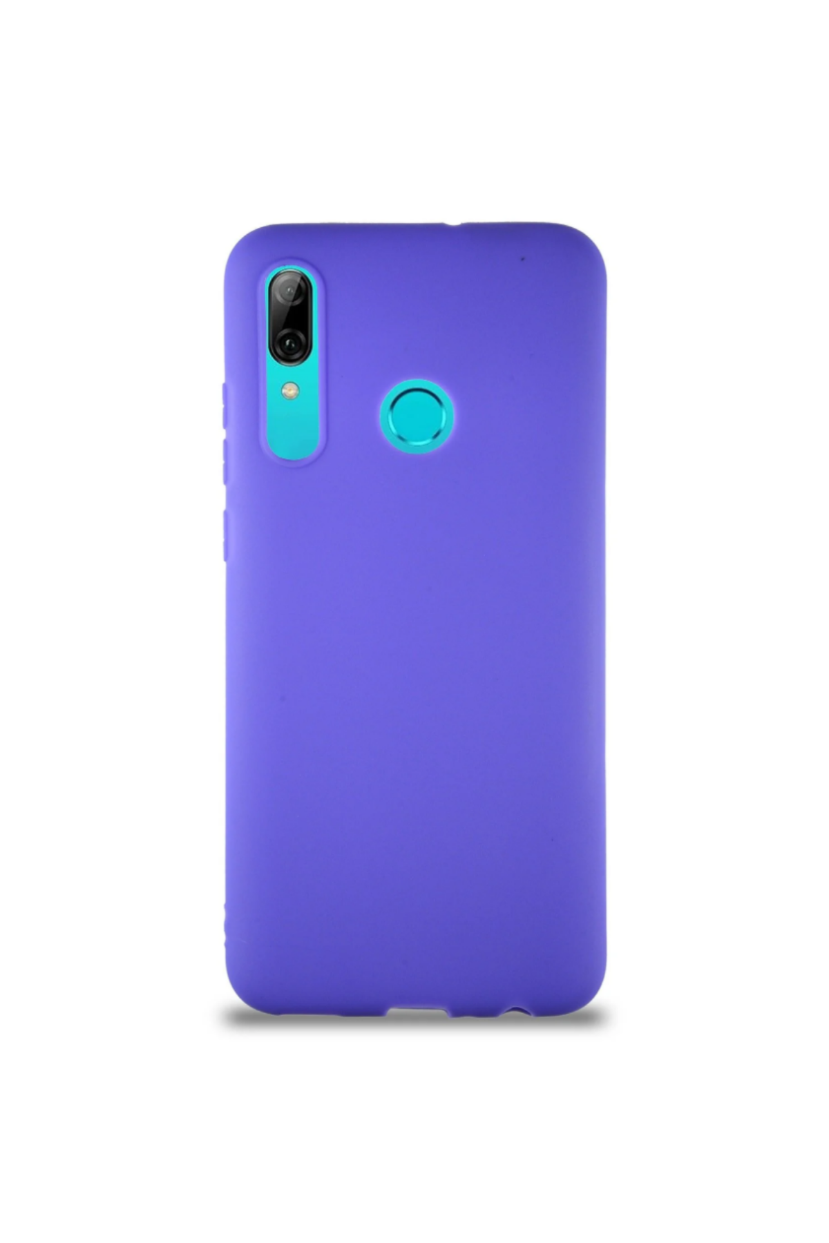 Huawei P Smart 2019 Soft Premier Renkli Silikon Kapak - Mor