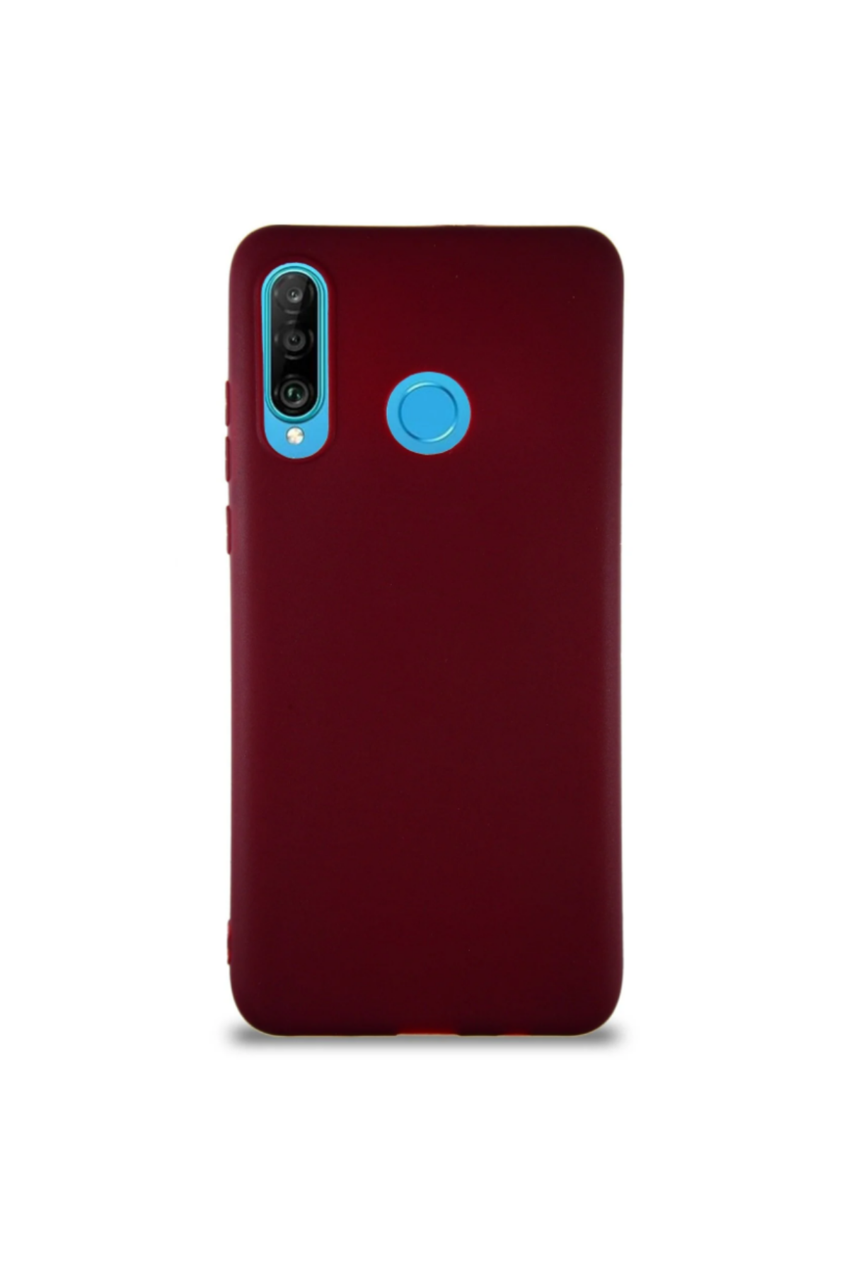 Huawei P30 Lite Soft Premier Renkli Silikon Kapak - Mürdüm