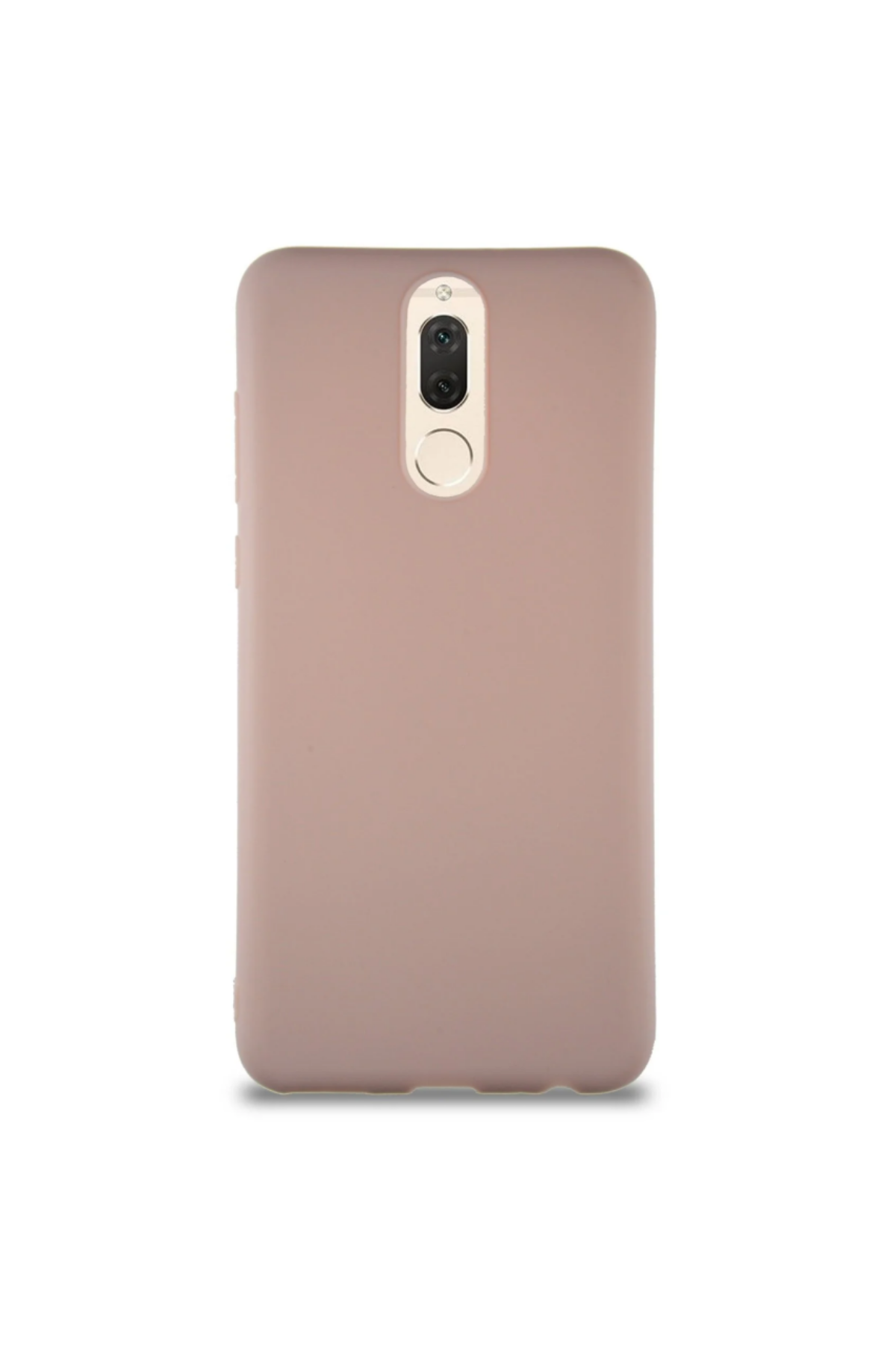 Huawei Mate 10 Lite Soft Premier Renkli Silikon Kapak - Pudra