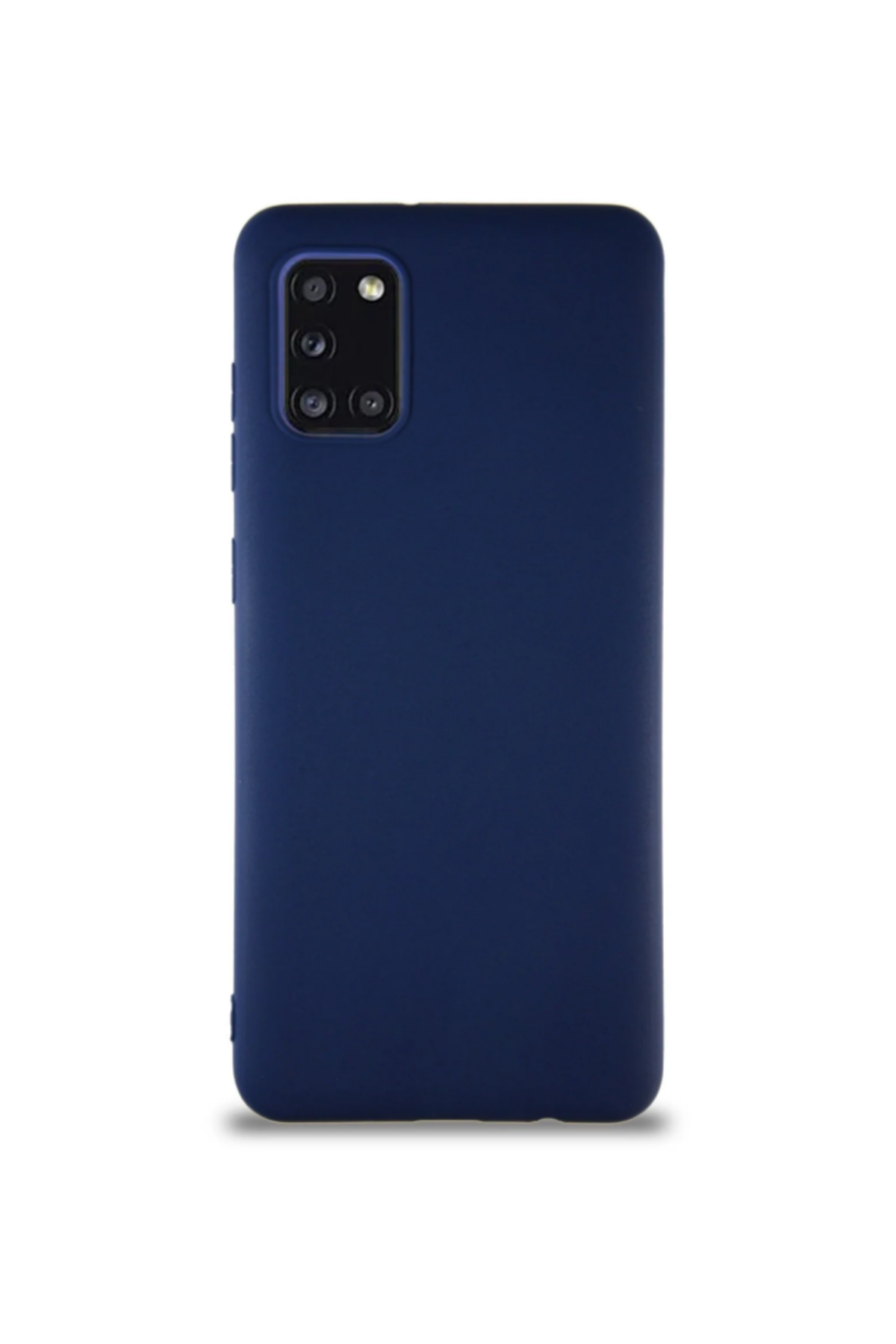 Samsung Galaxy A31 Soft Premier Renkli Silikon Kapak - Lacivert