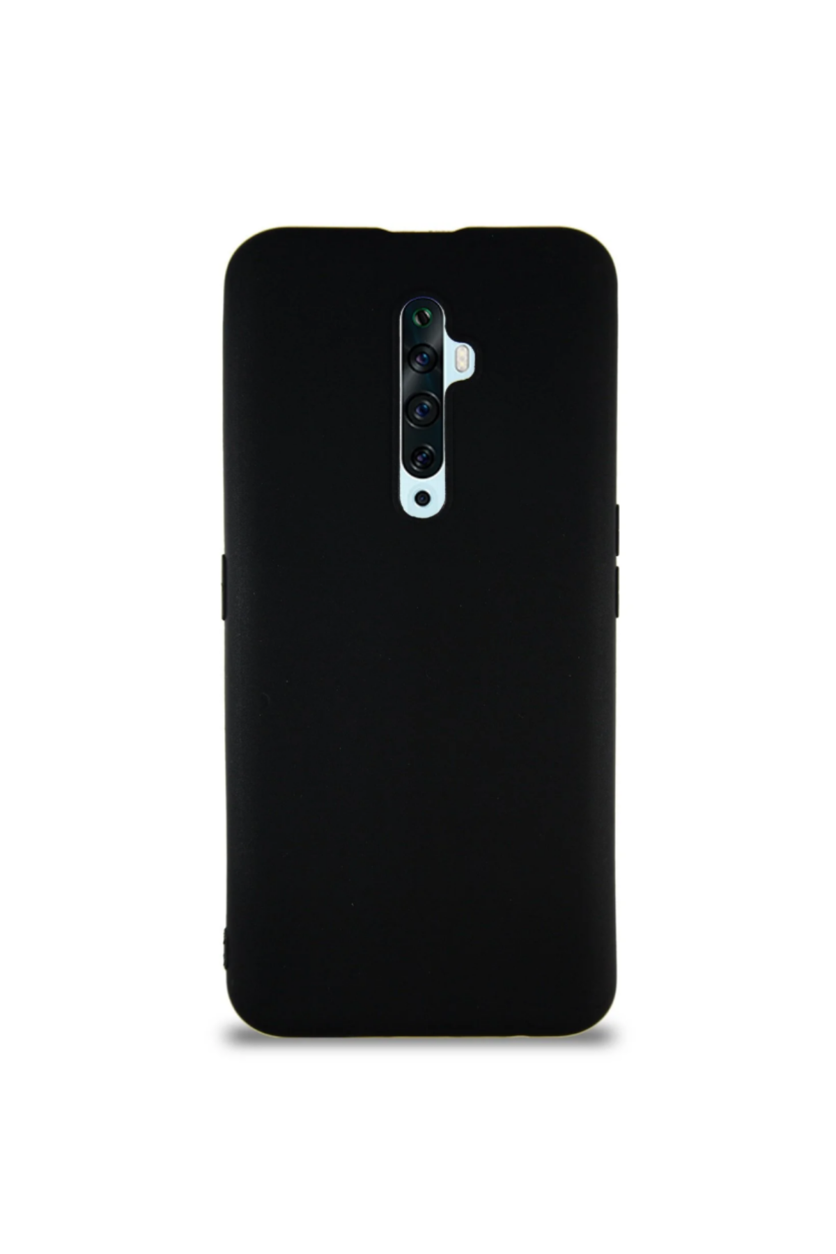 Oppo Reno 2Z Soft Premier Renkli Silikon Kapak - Siyah
