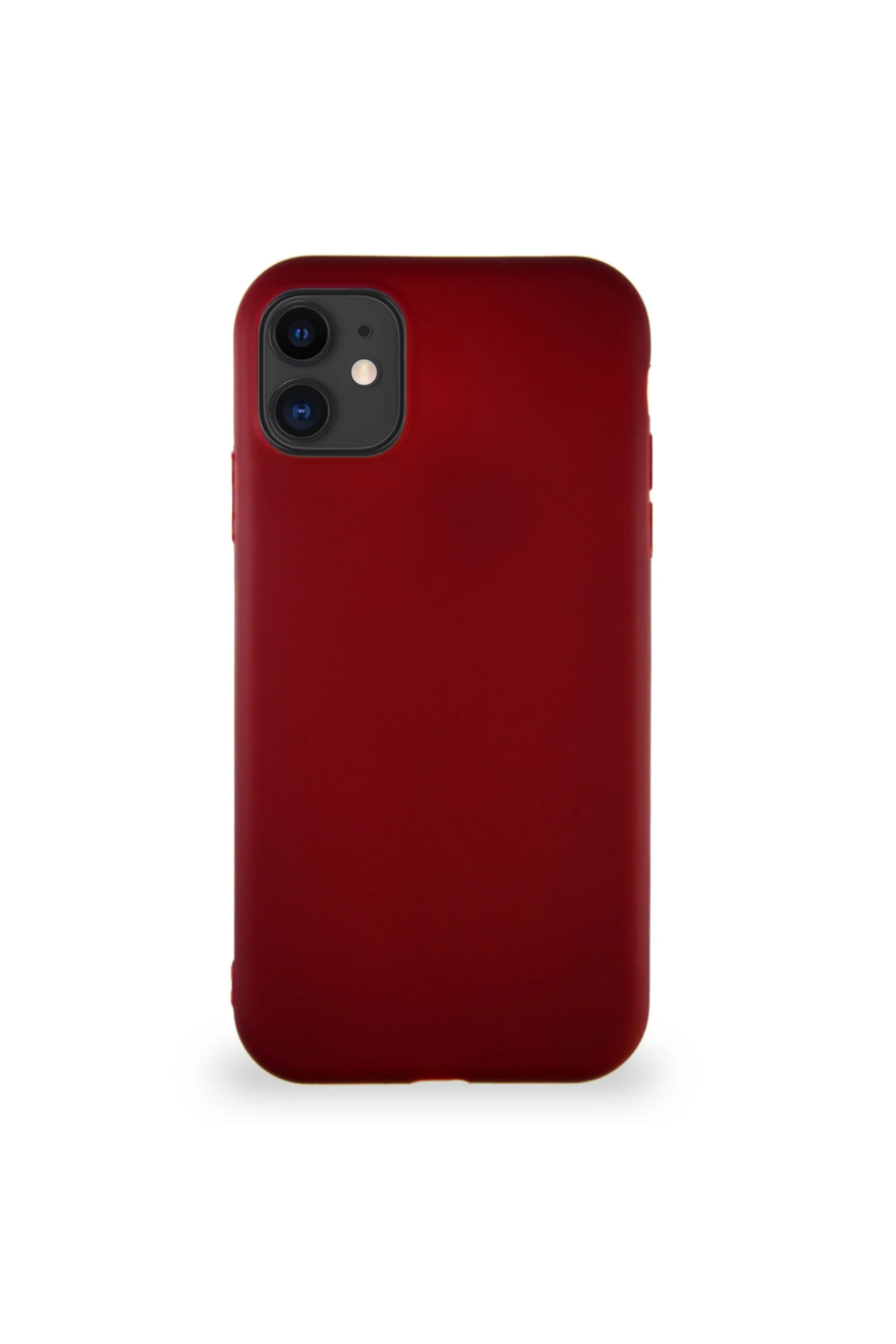 Apple iPhone 11 Soft Premier Renkli Silikon Kapak - Mürdüm