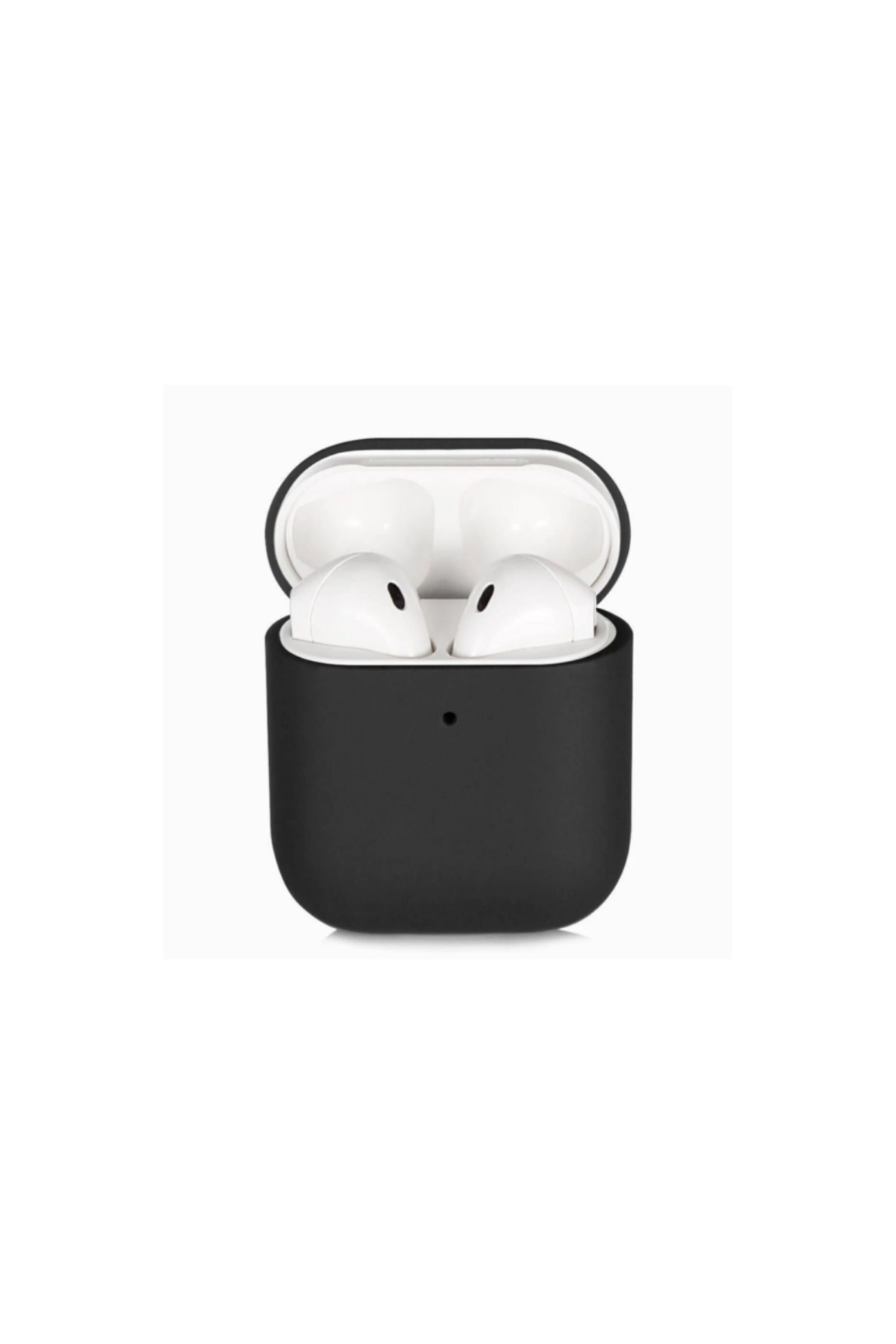 Apple Airpods Ince Ve Esnek Yapılı Kılıf - Siyah