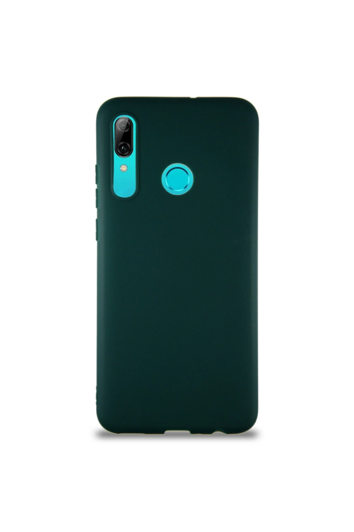 Huawei P Smart 2019 Soft Premier Renkli Silikon Kapak - Yeşil