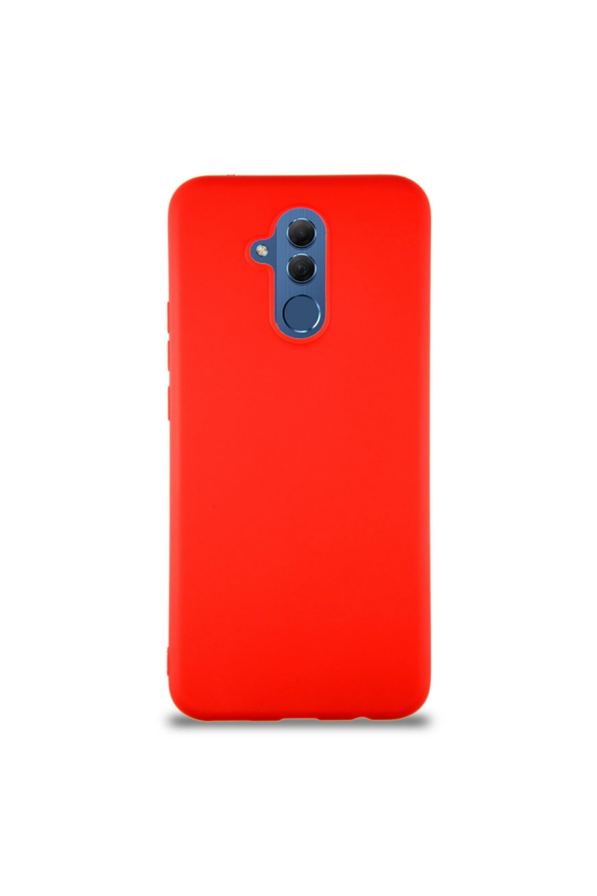 Huawei Mate 20 Soft Premier Renkli Silikon Kapak - Kırmızı